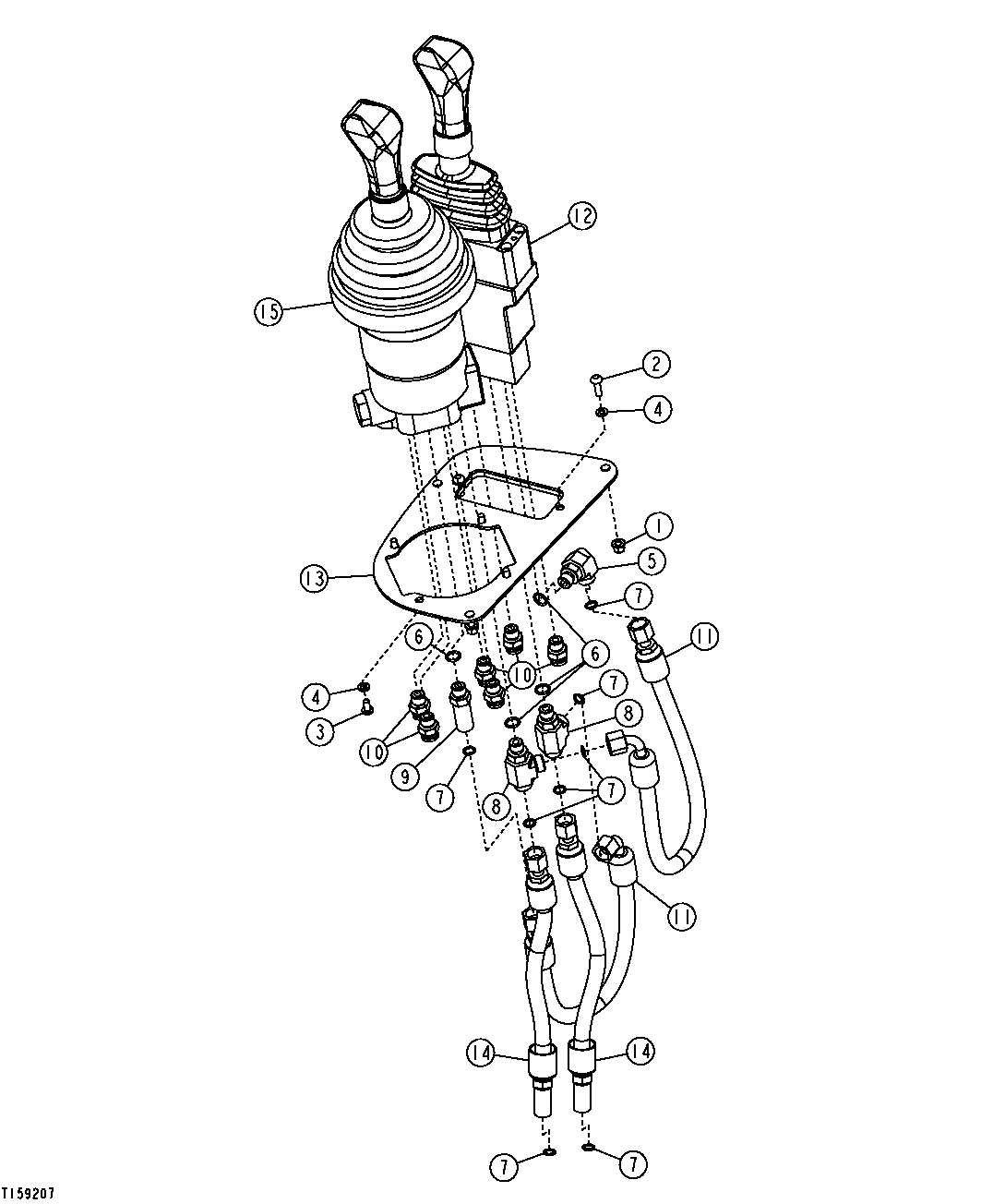 Single Lever Controller With Auxiliary ( - 590067)