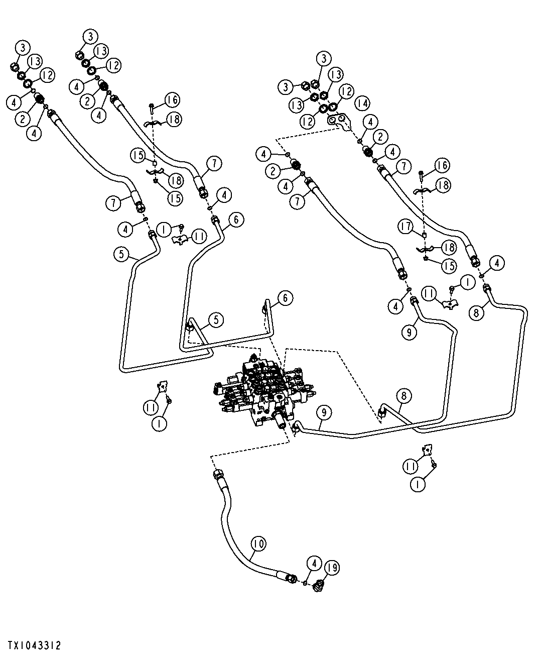 Third and Fourth Function Auxiliary Hydraulic Lines (Powerllel™)