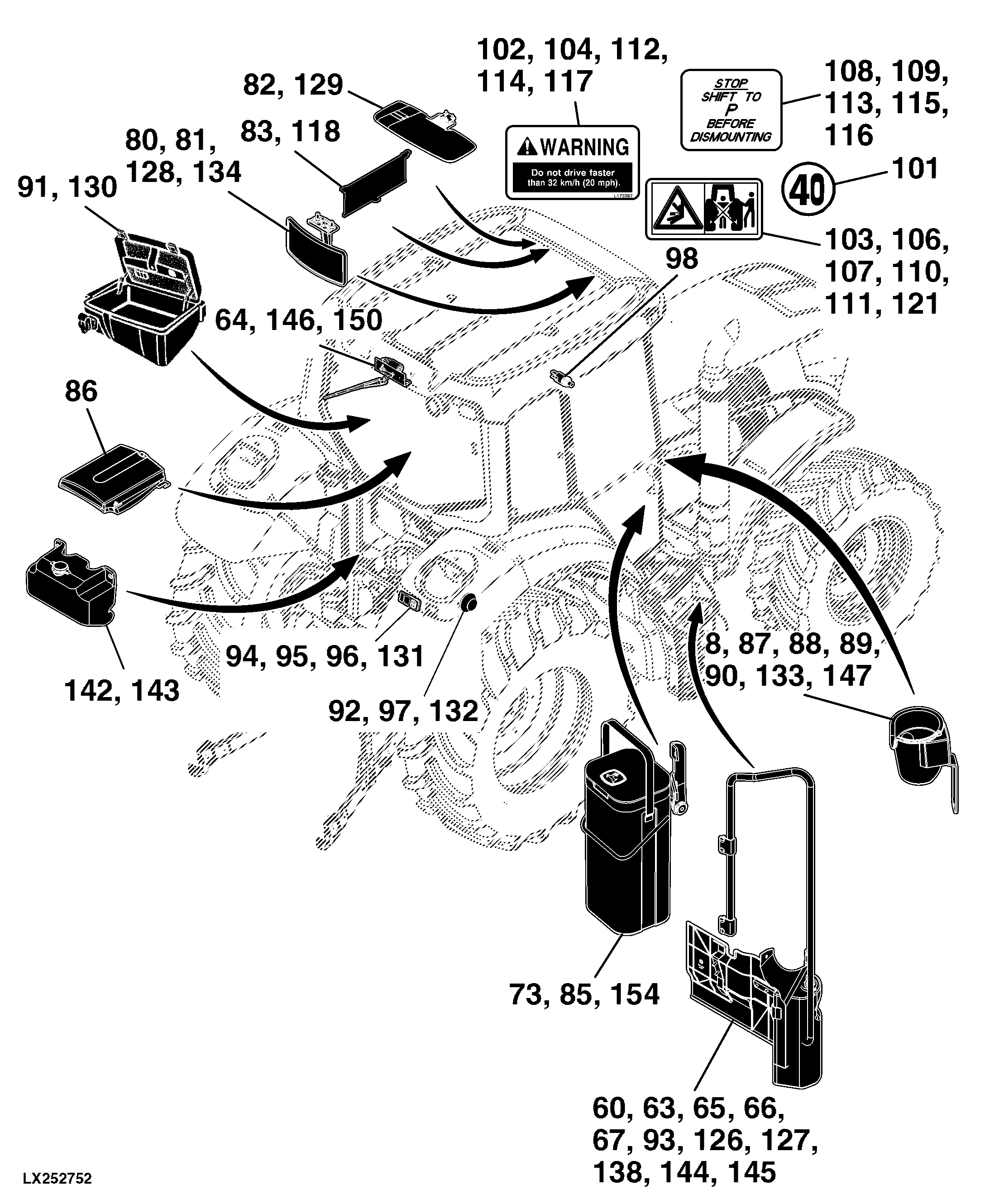 93 Operator's Station, Controls and Accessories