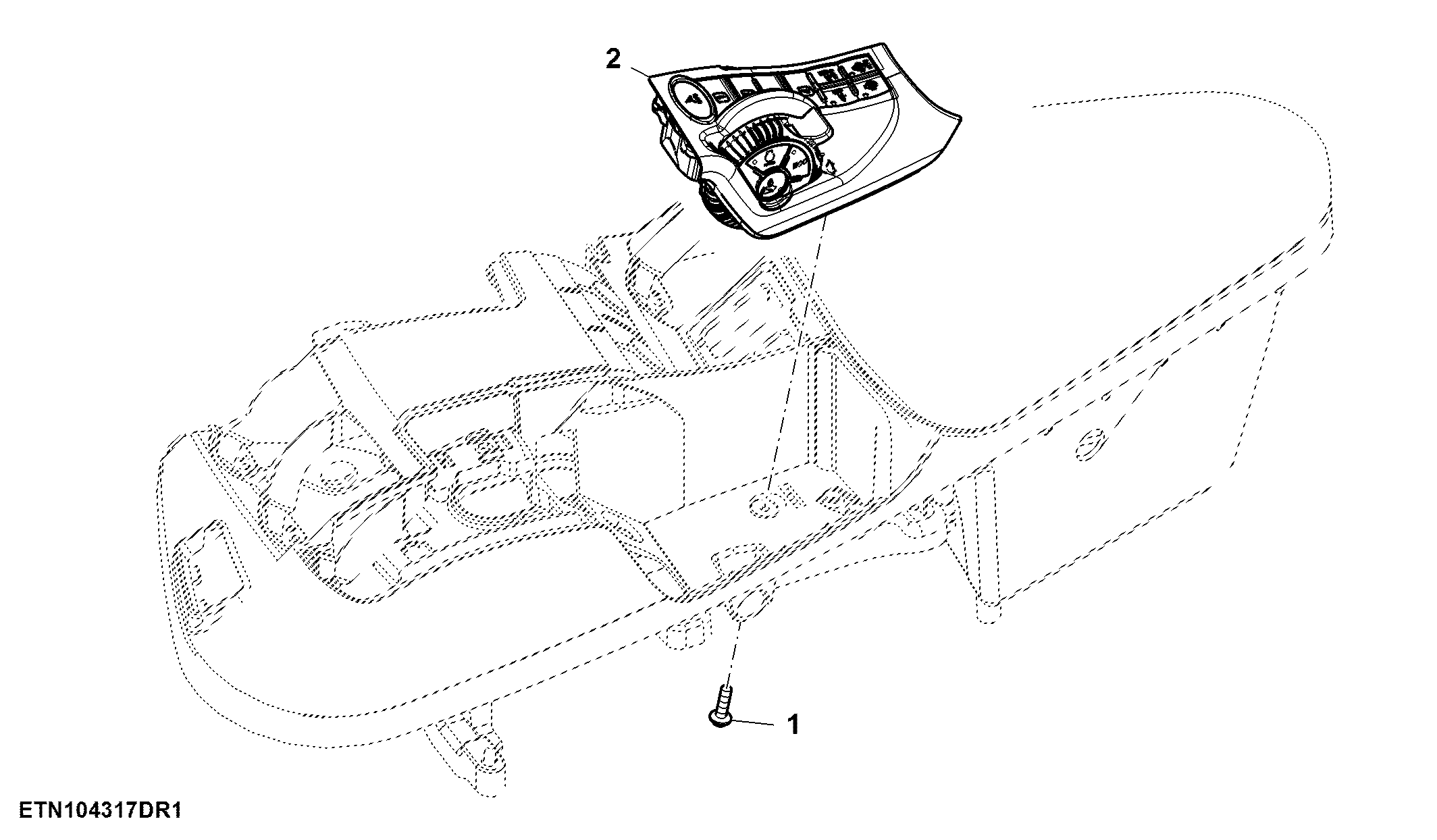 Control, Engine Speed, W/ AutoTrac™ Resume, MFWD ( - 058000)