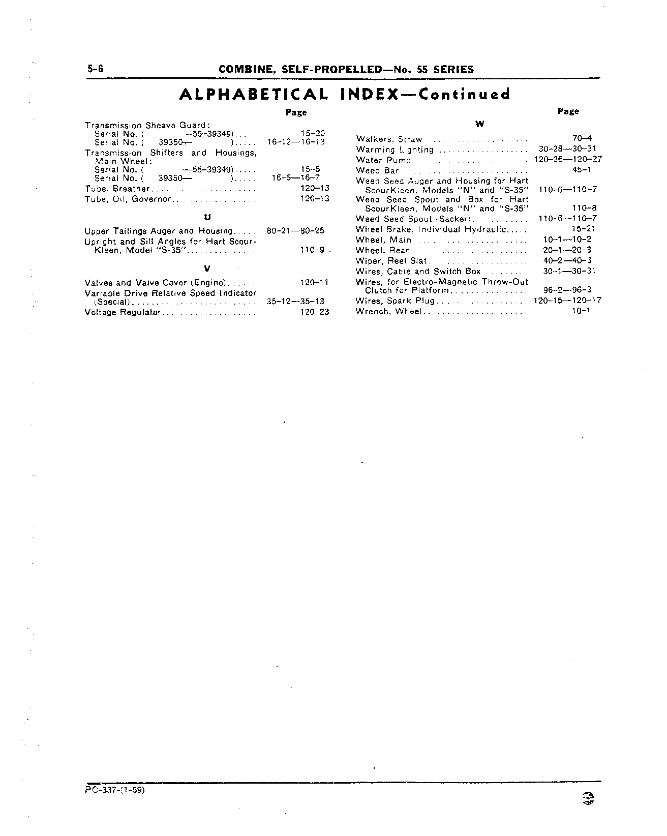 Engine, John Deere HA-217 - See Parts Catalog, PC-568 (Continued)