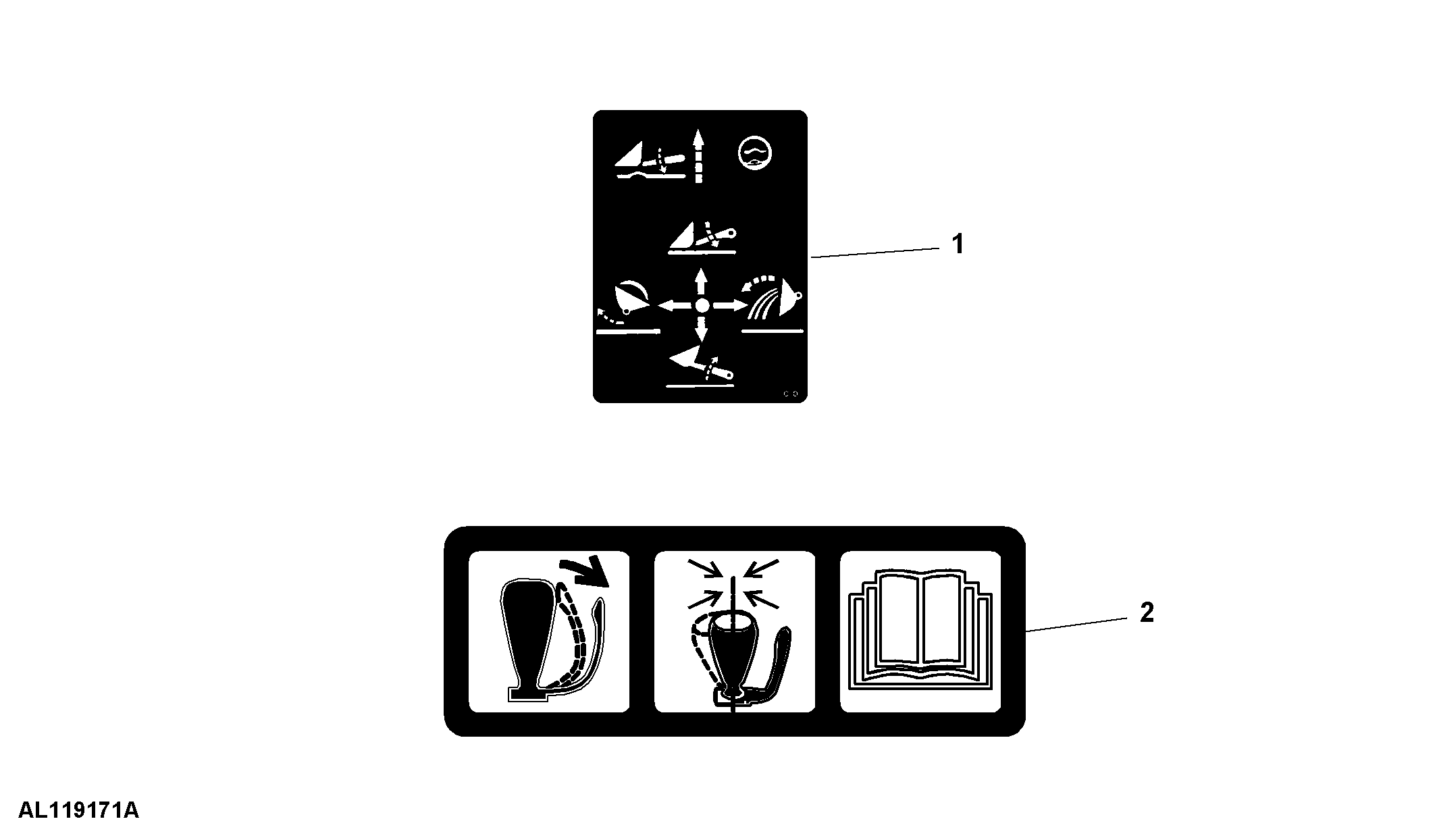 Decal, Multi Function Lever