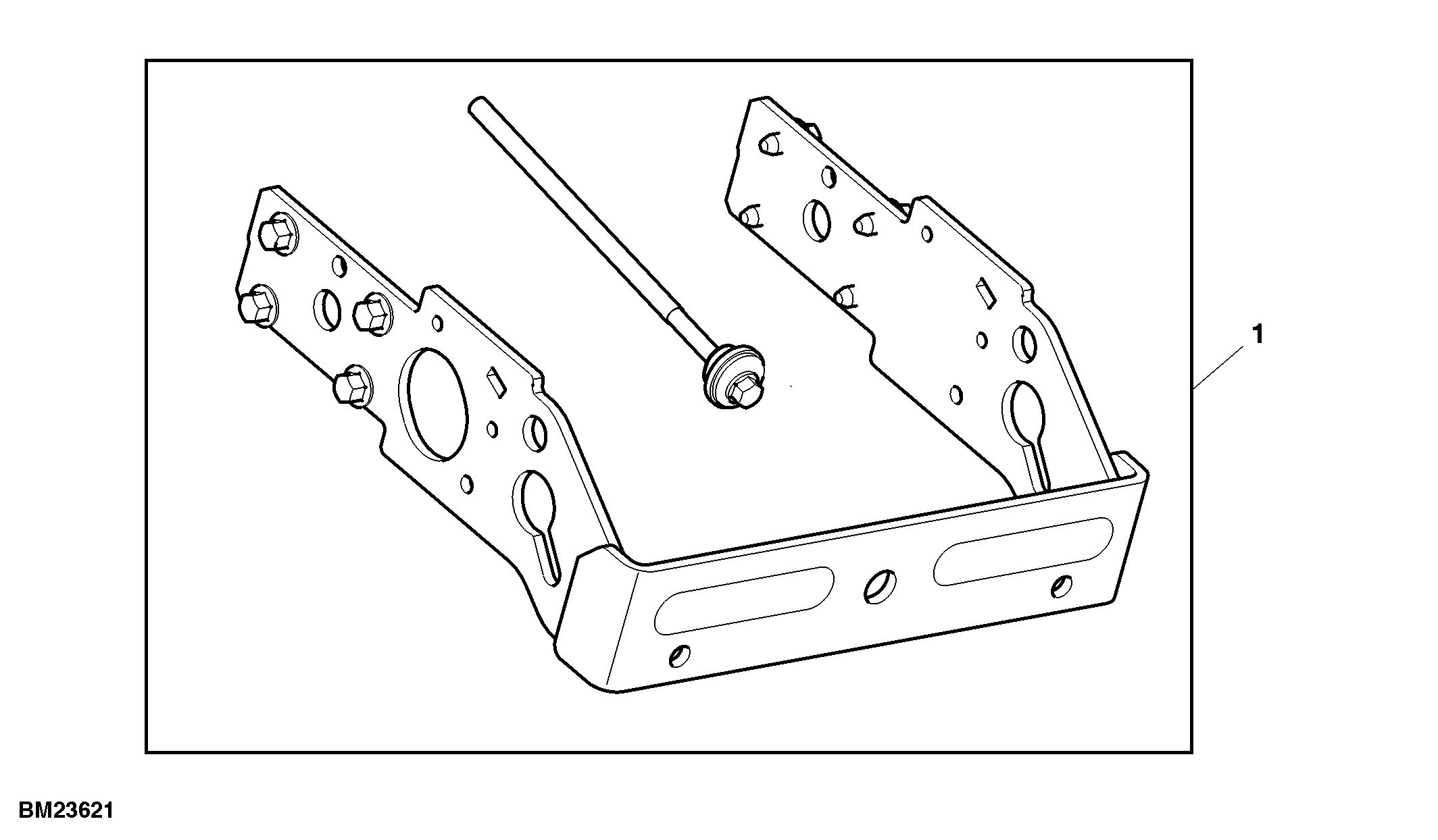 Attachment, Front Weight Bracket, Heavy Duty Bumper