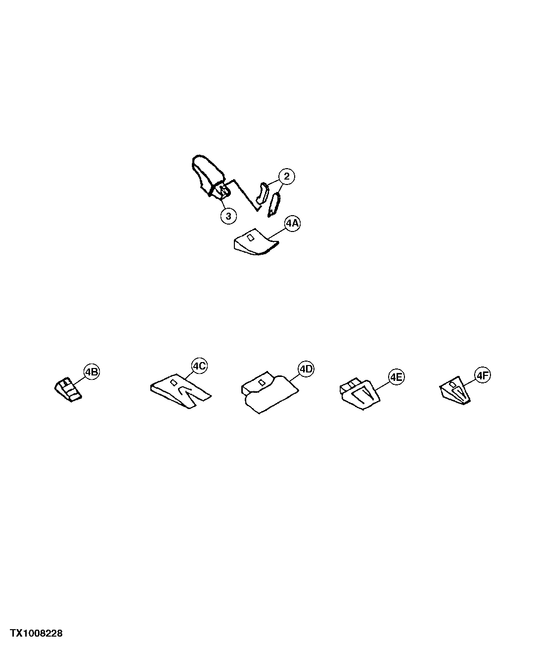 Heavy Duty High Capacity Bucket Tooth Assembly