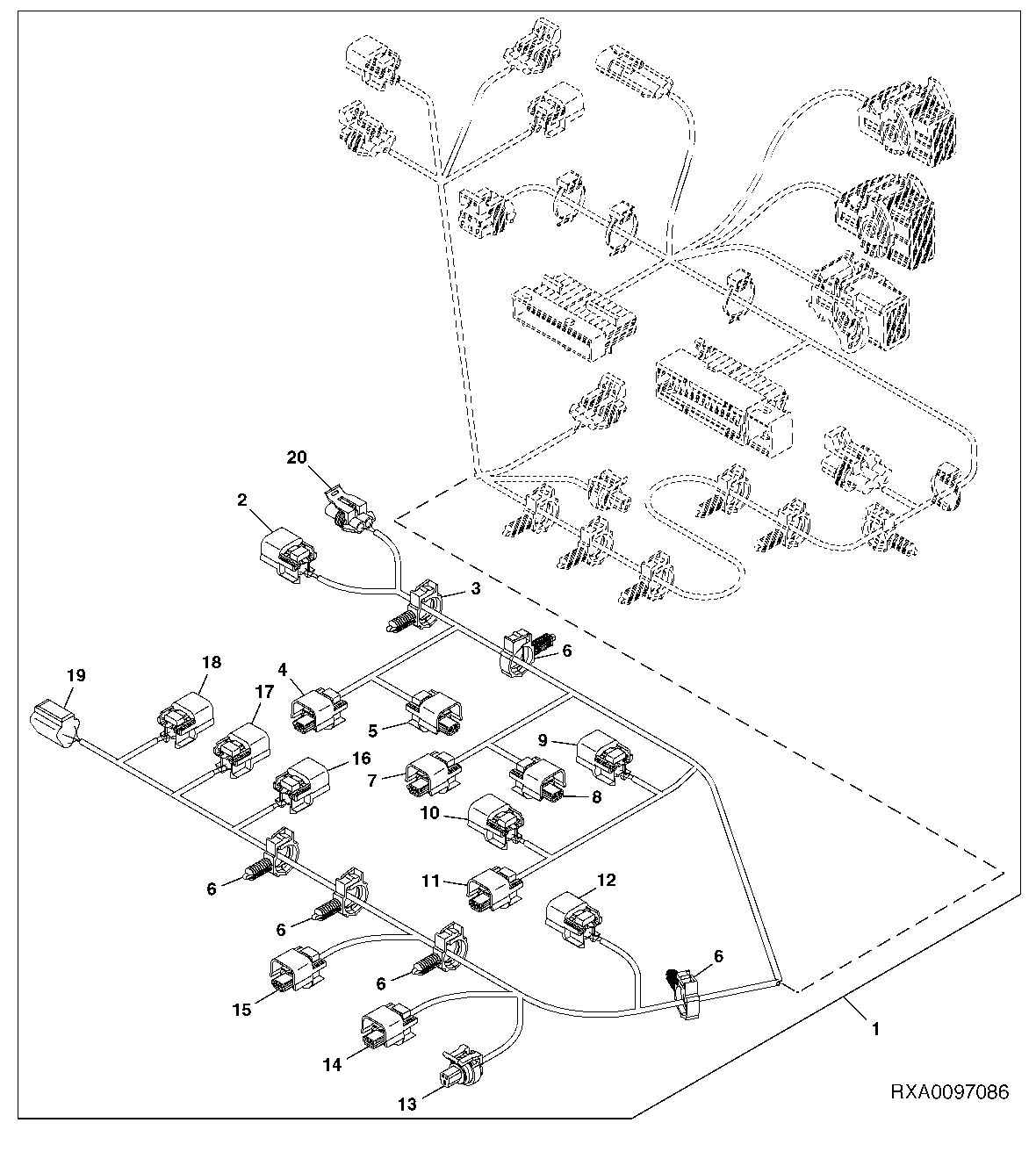 Chassis Wiring Harness Connectors (1/2) (IVT)