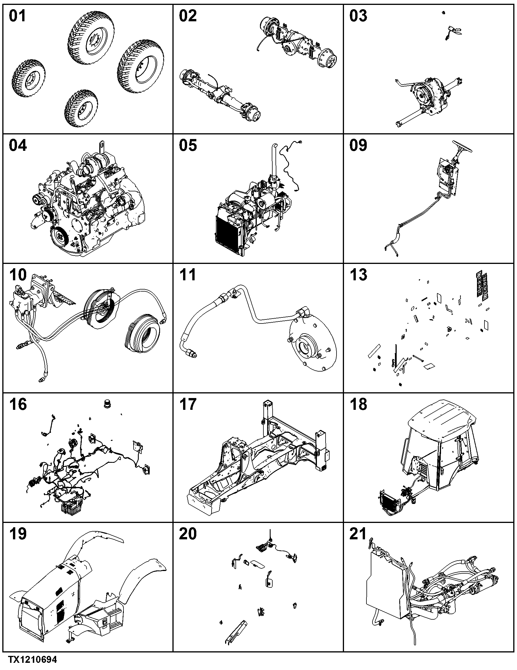 325SL Backhoe Loader (Engine 4045TT096)(PIN: 1T0325SL_ _C273920-390995)