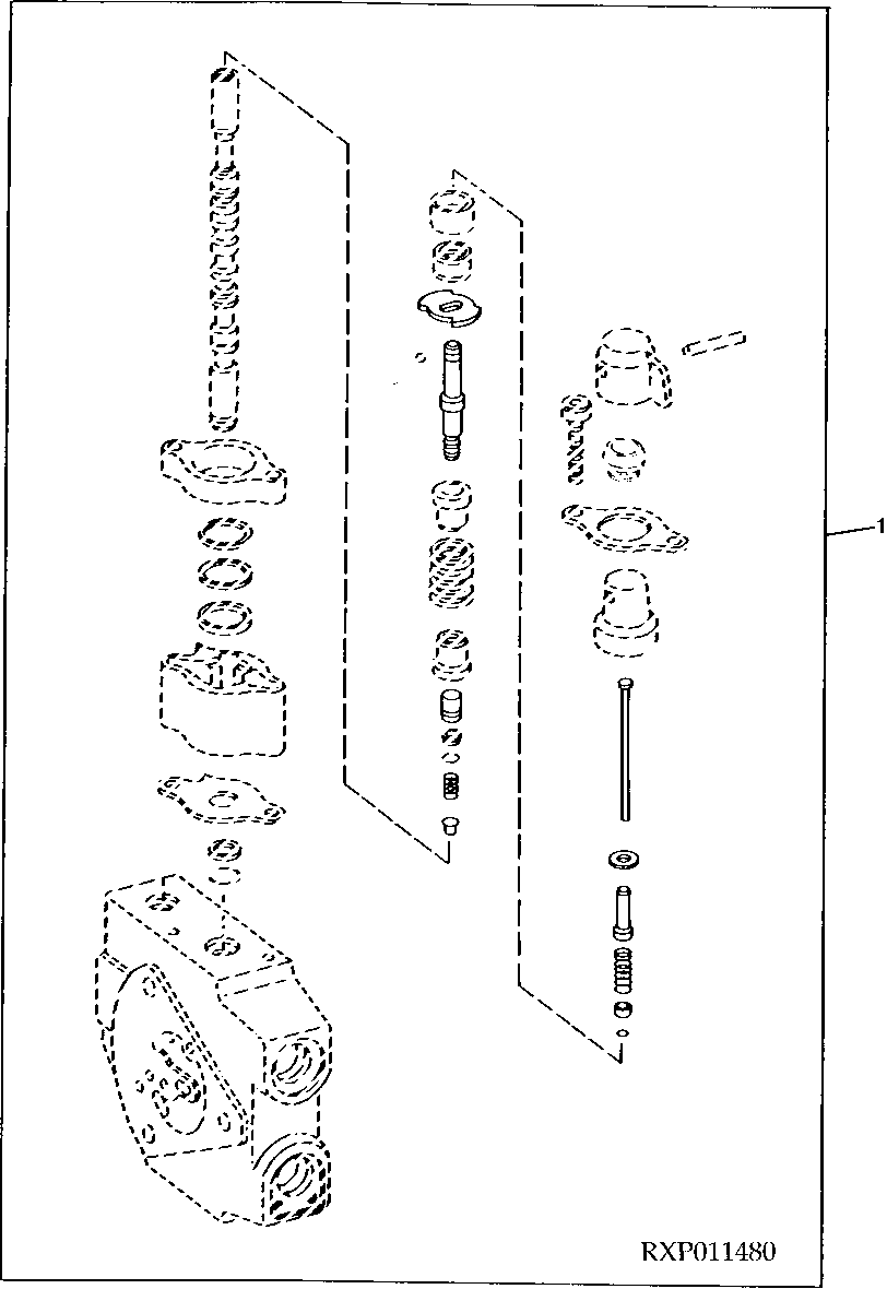 SELECTIVE CONTROL VALVE DETENT HARDWARE KIT (2 DETENT)