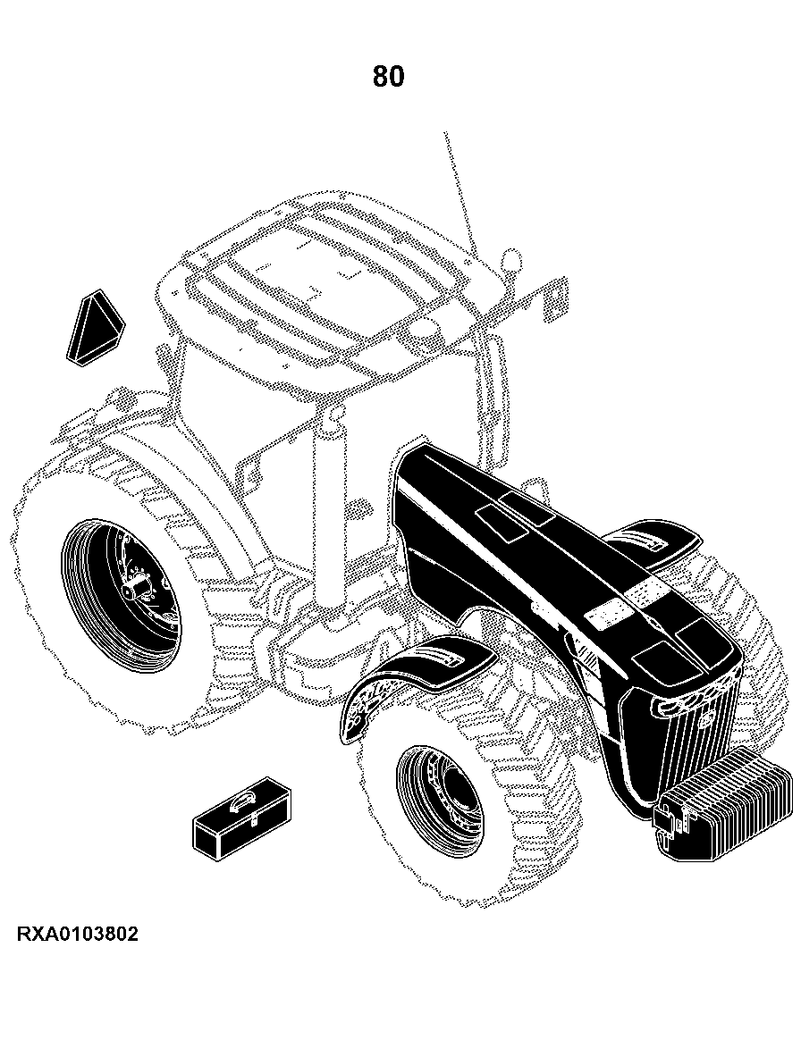 8245R Tractor (S.N. 000101 - 053099)(Worldwide)