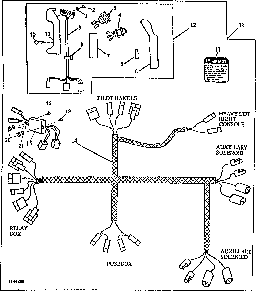 DUAL CONTROL HANDLE FOR AUXILIARY FUNCTION (2 SOLENOIDS)