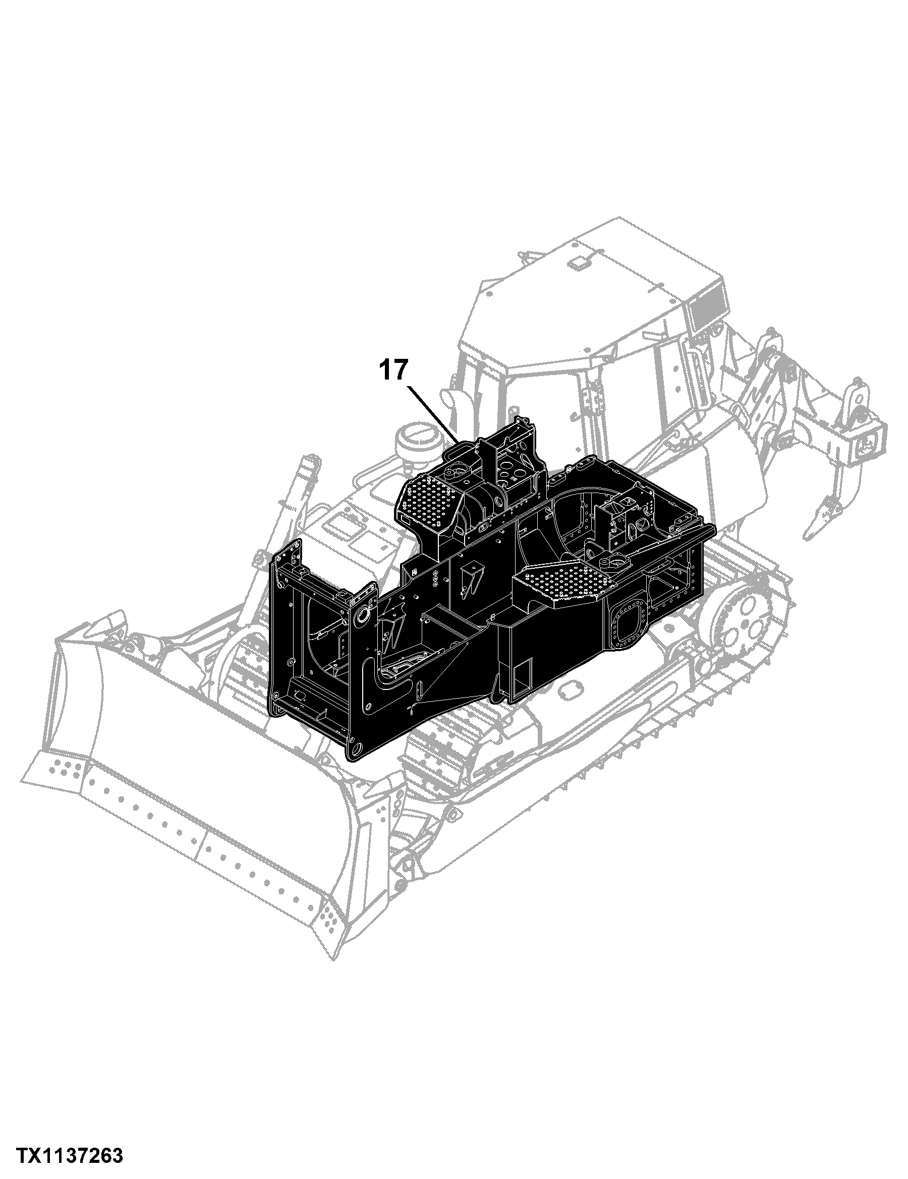 750K Crawler Dozer (PIN: 1T0750KX_ _E216966 - 270478) Engine 6068HT074