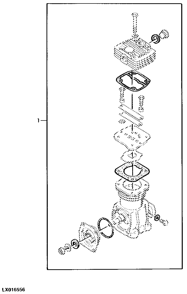 Air Trailer Brake Compressor Gasket Kit