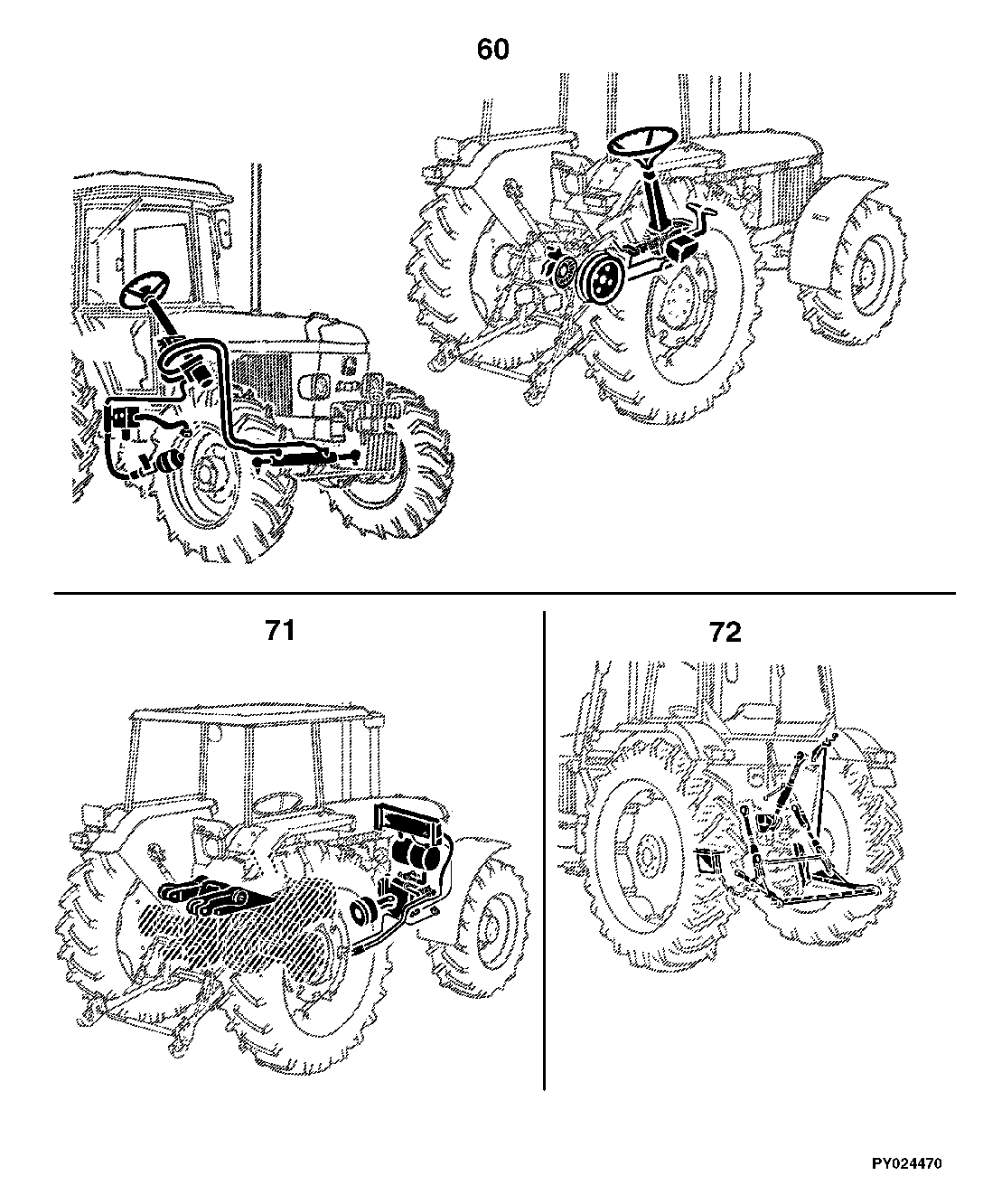 2650, 2650N, 2850 Tractors (Synchro-Transmission)(Europe Edition)