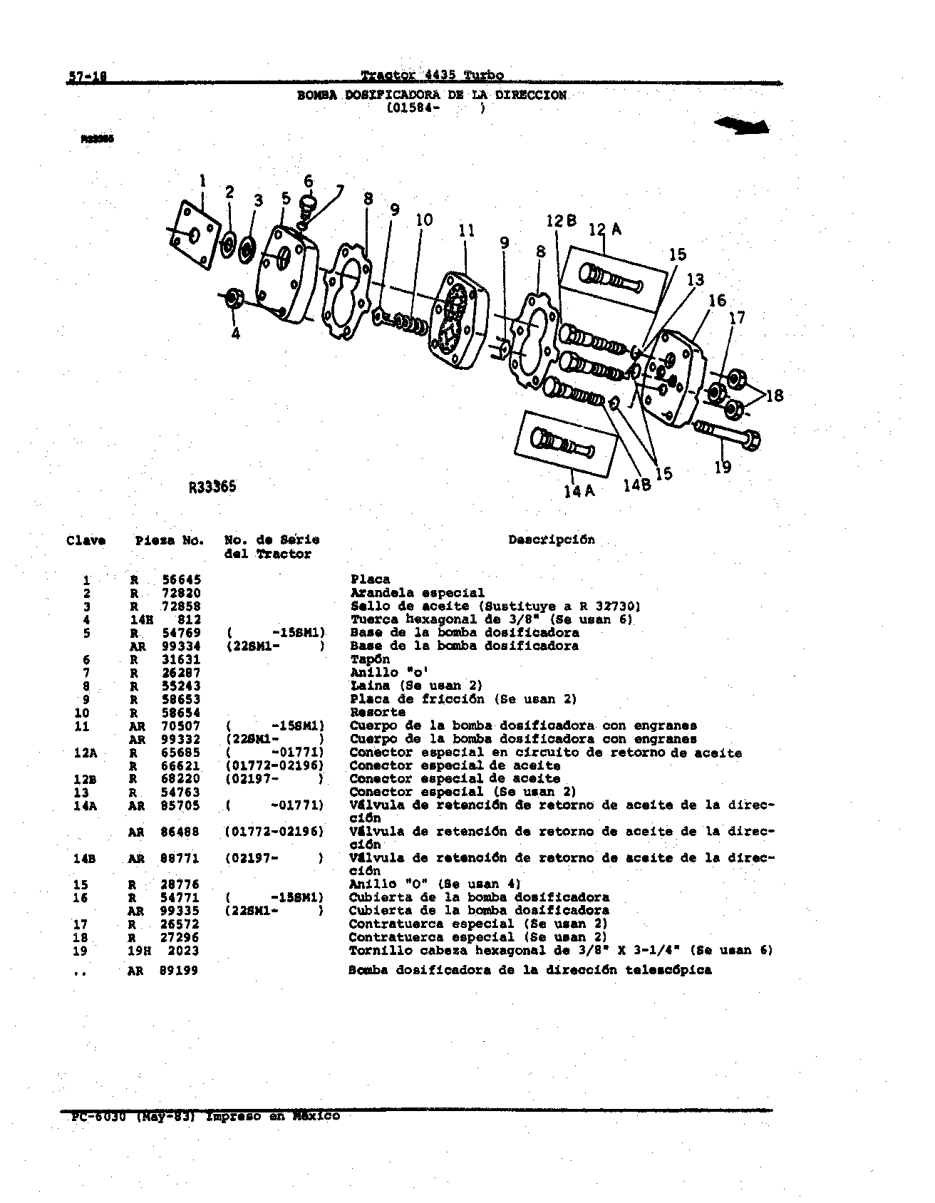 Motor de la Direccion ( -01583)