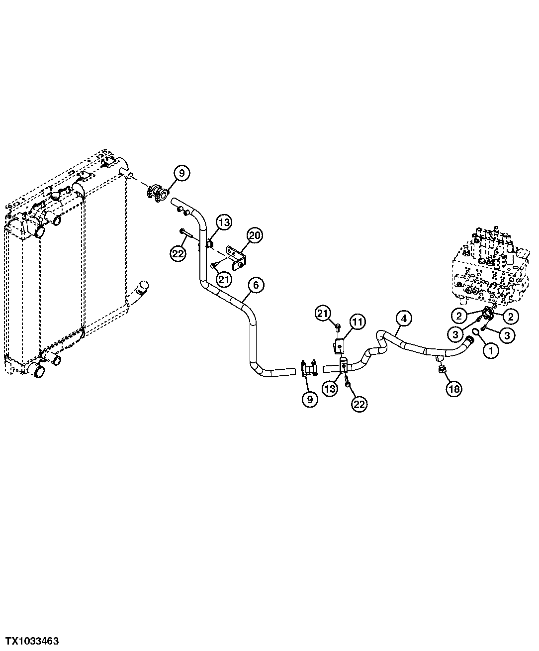 Return Lines (Control Valve To Cooling Package)