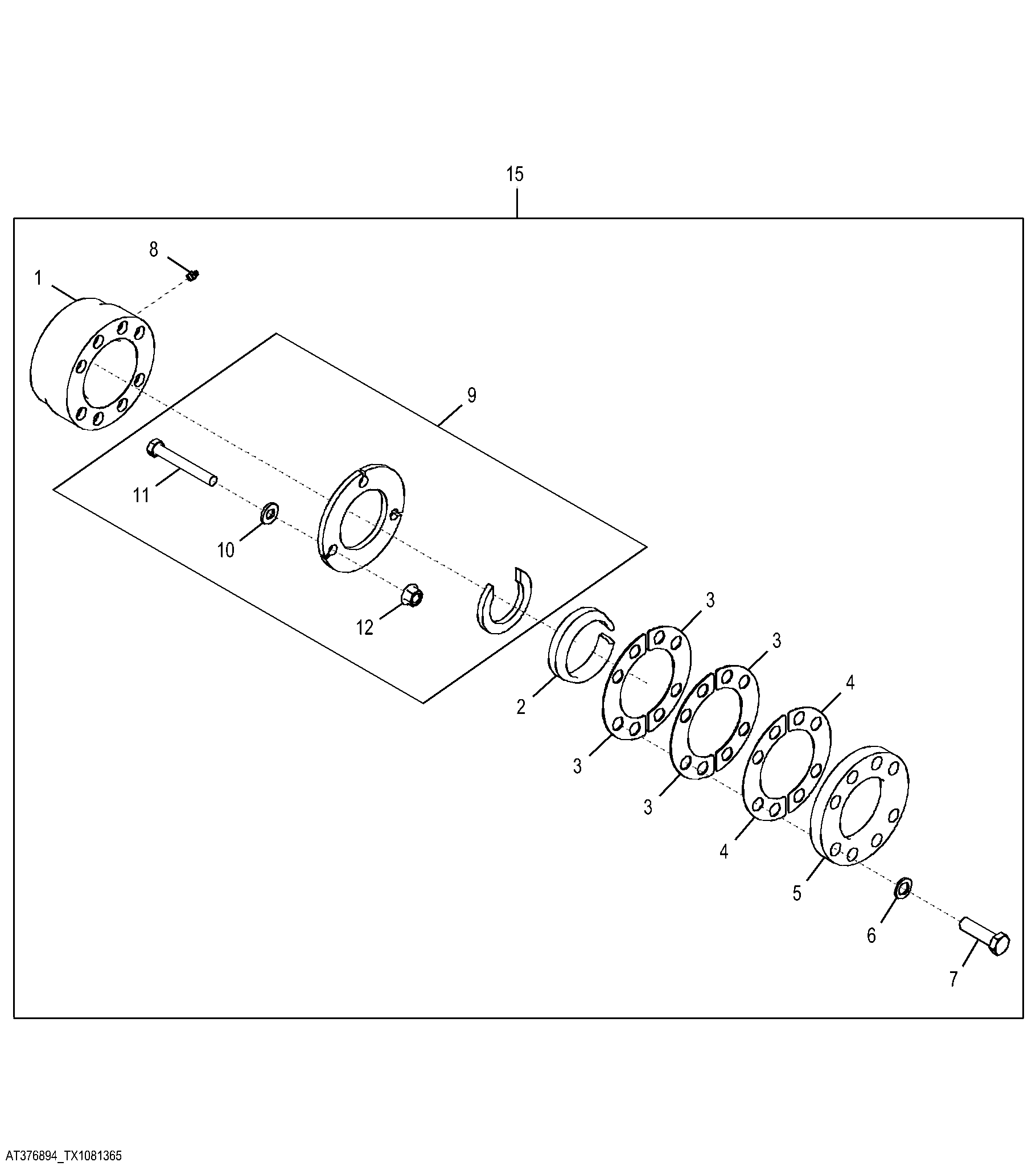 Blade Retaining Ring Conversion Kit, 8 Bolt (178255 - )