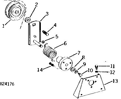 Radiator Fan and Rotary Screen Drive Belt Tightener