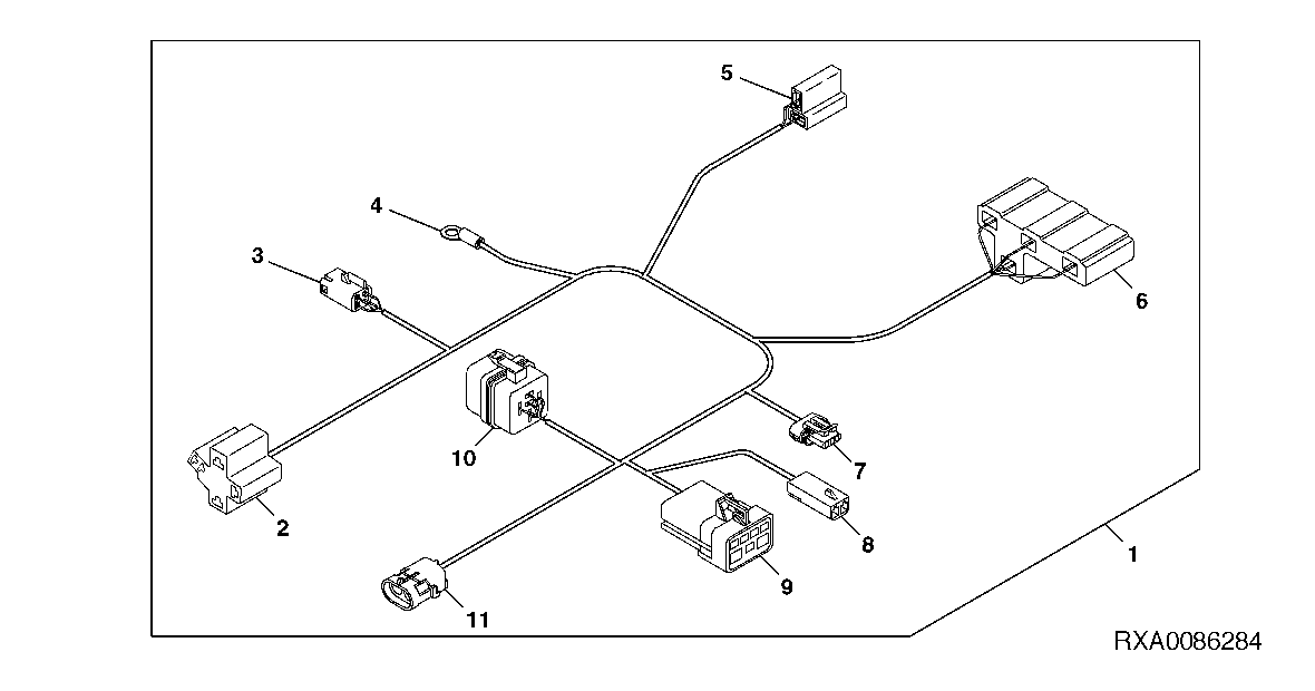 Wiring Harness (Manual Air Conditioning) ( - 010617)