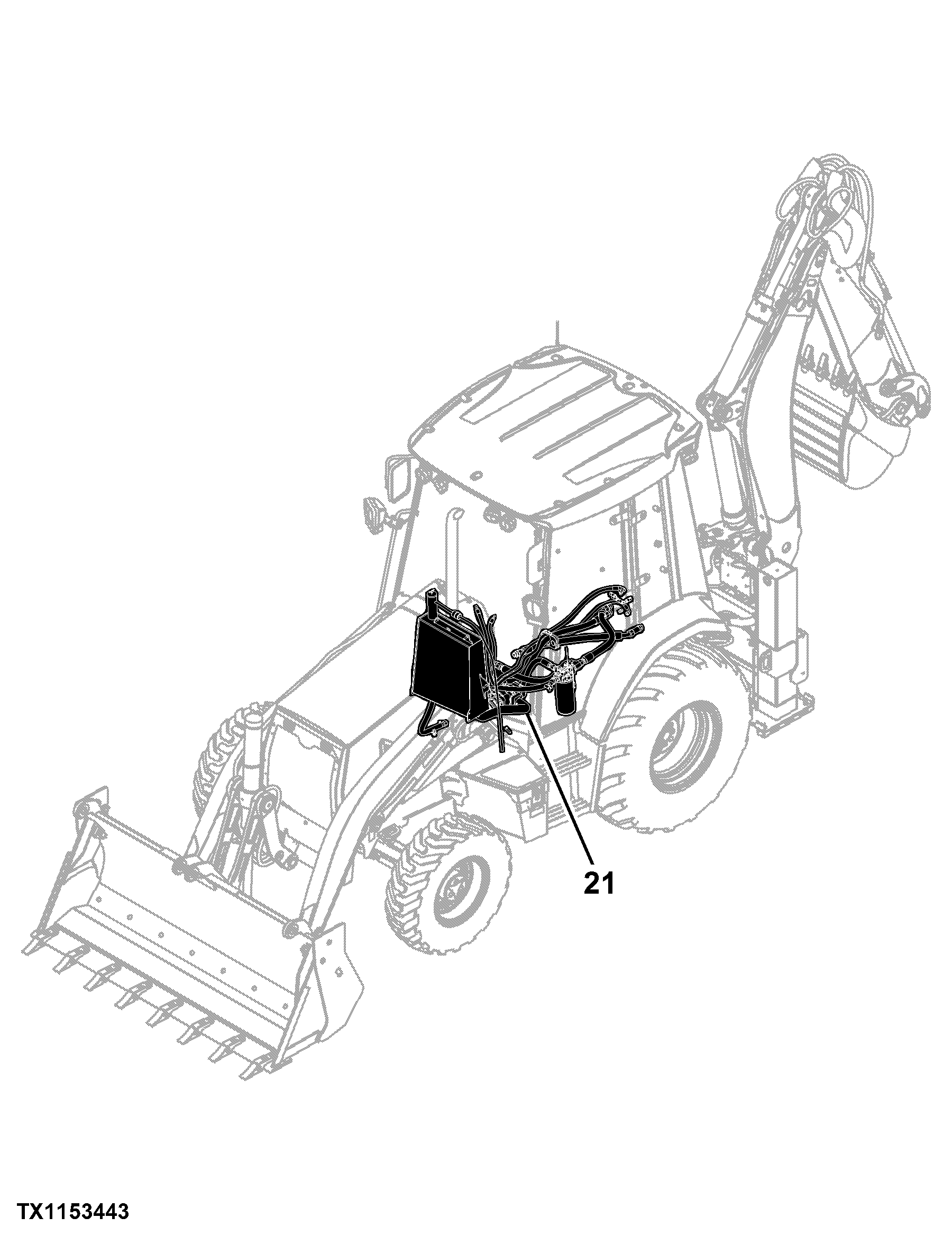 325K Backhoe Loader (PIN: 1T0325KX_ _C219607 - C234969)(Engine 4045TT096)