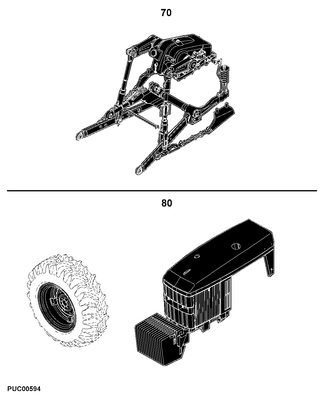 6100B Tractor (Engine 4045TP057)(China Edition)