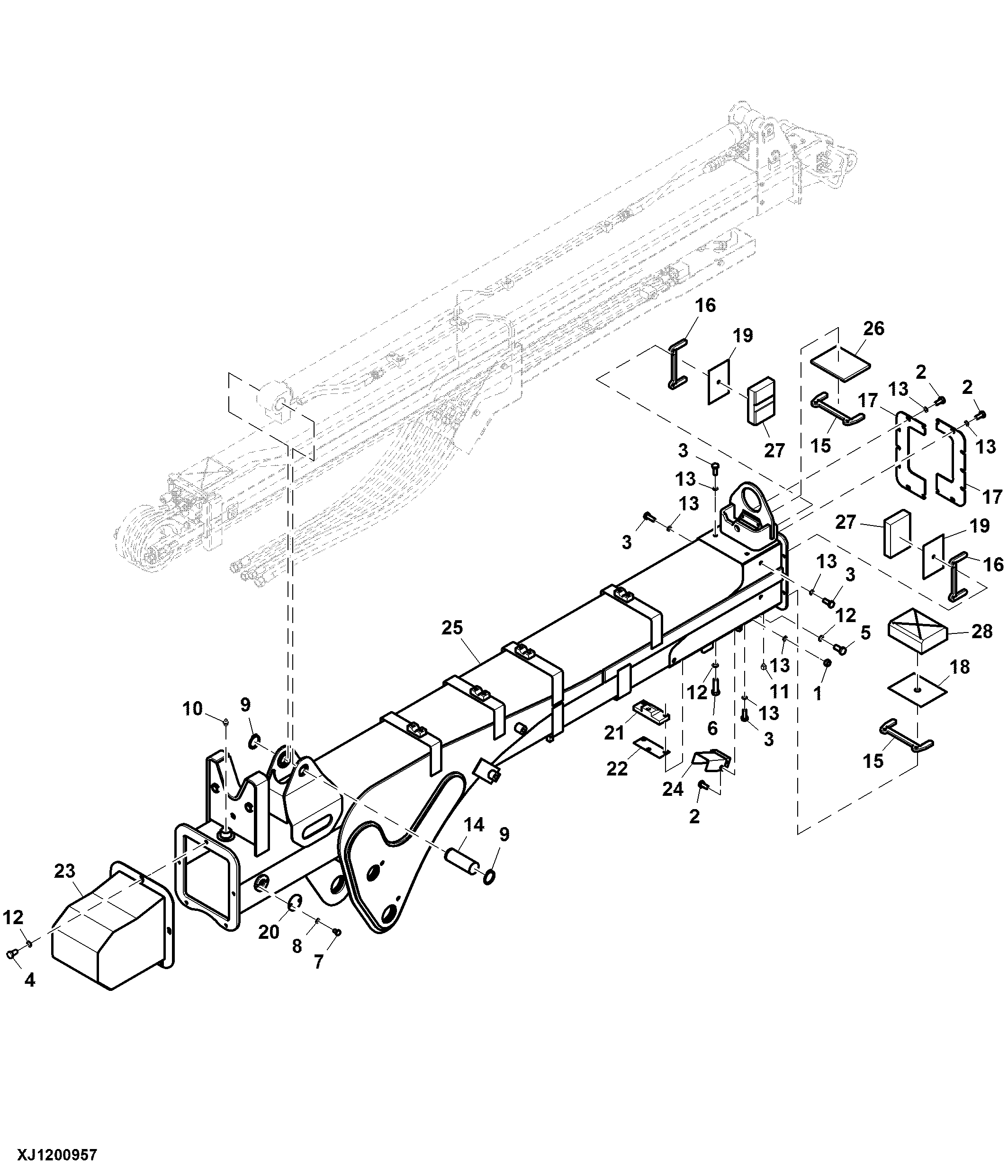 Outer Boom, CF711S / CF711S IBC ( - XXXXXX)