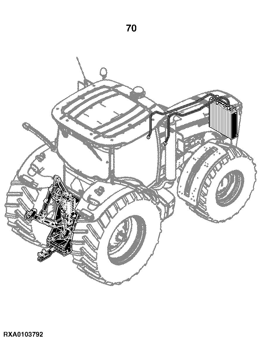 8245R Tractor (S.N. 000101 - 053099)(Worldwide)