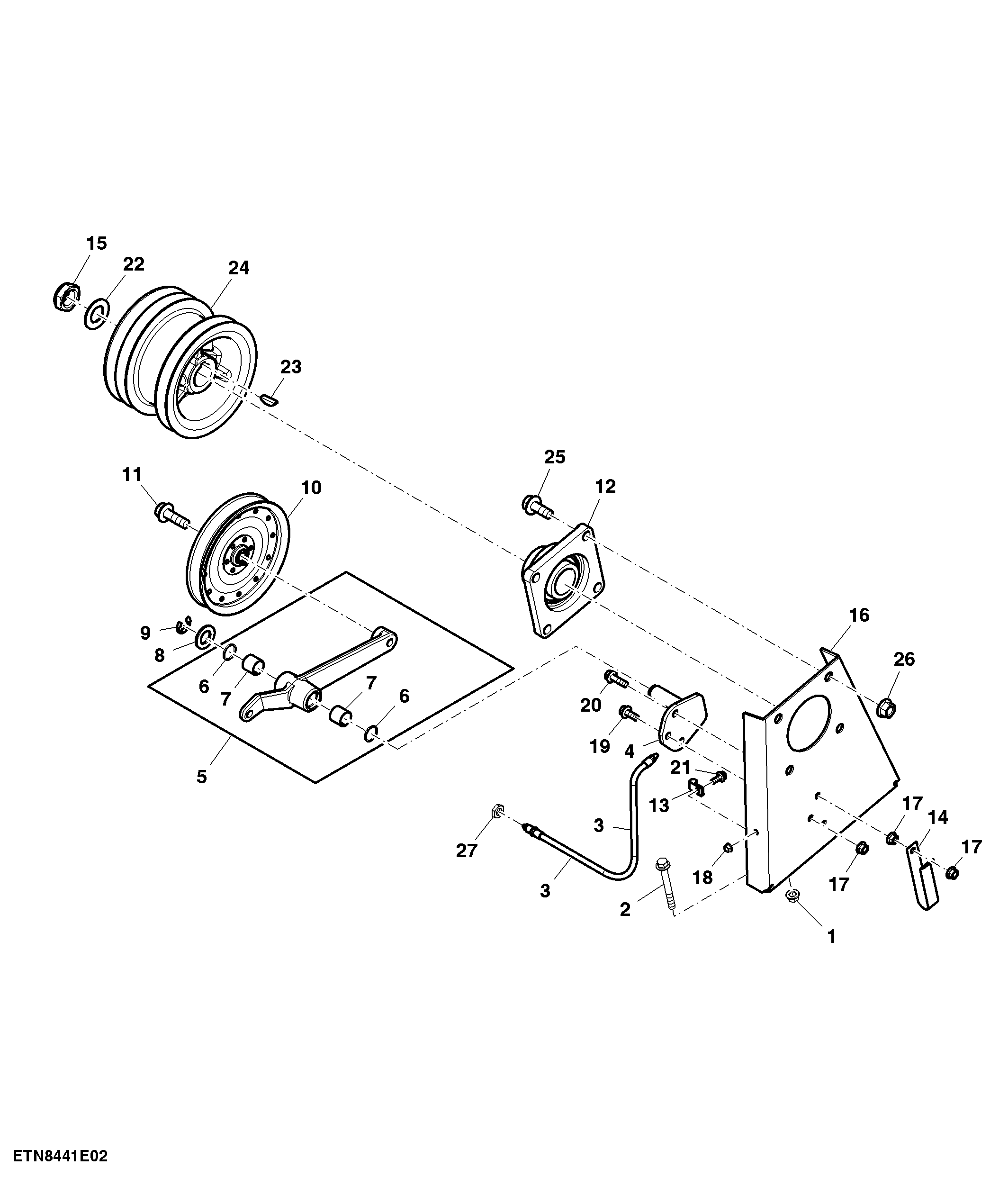 Primary Countershaft Drive, Low HP, High Capacity
