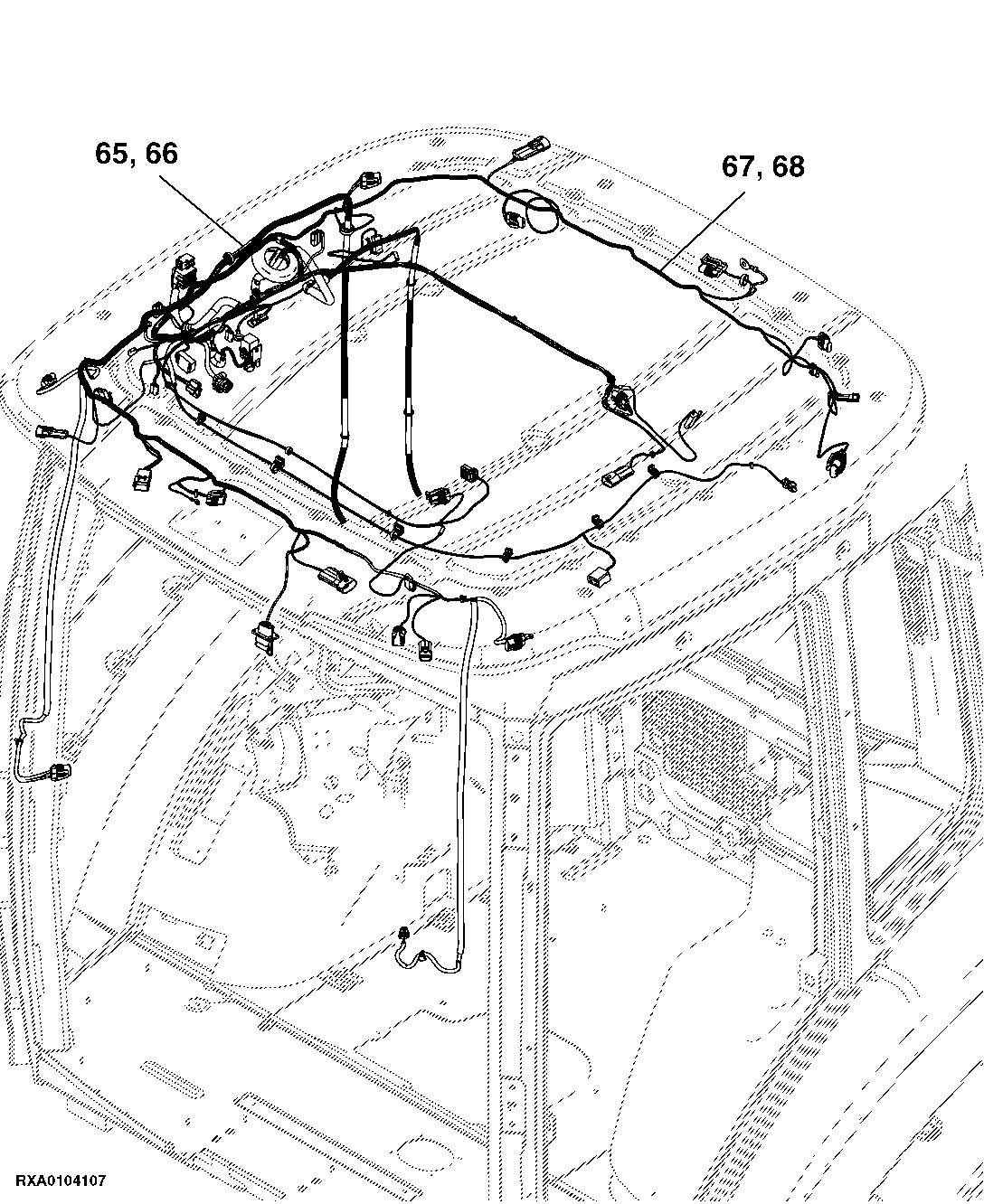 42 OPERATOR'S STATION ELECTRICAL (8320R_RUSSIAN)