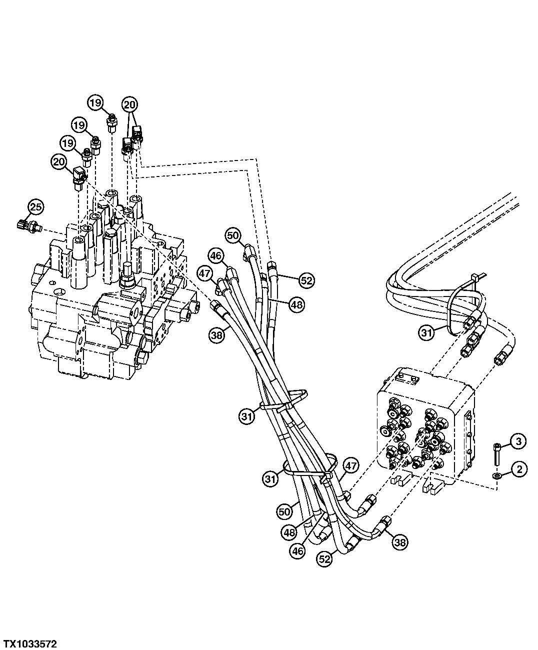 Pilot Lines (Control Valve Top To Pilot Signal Manifold)