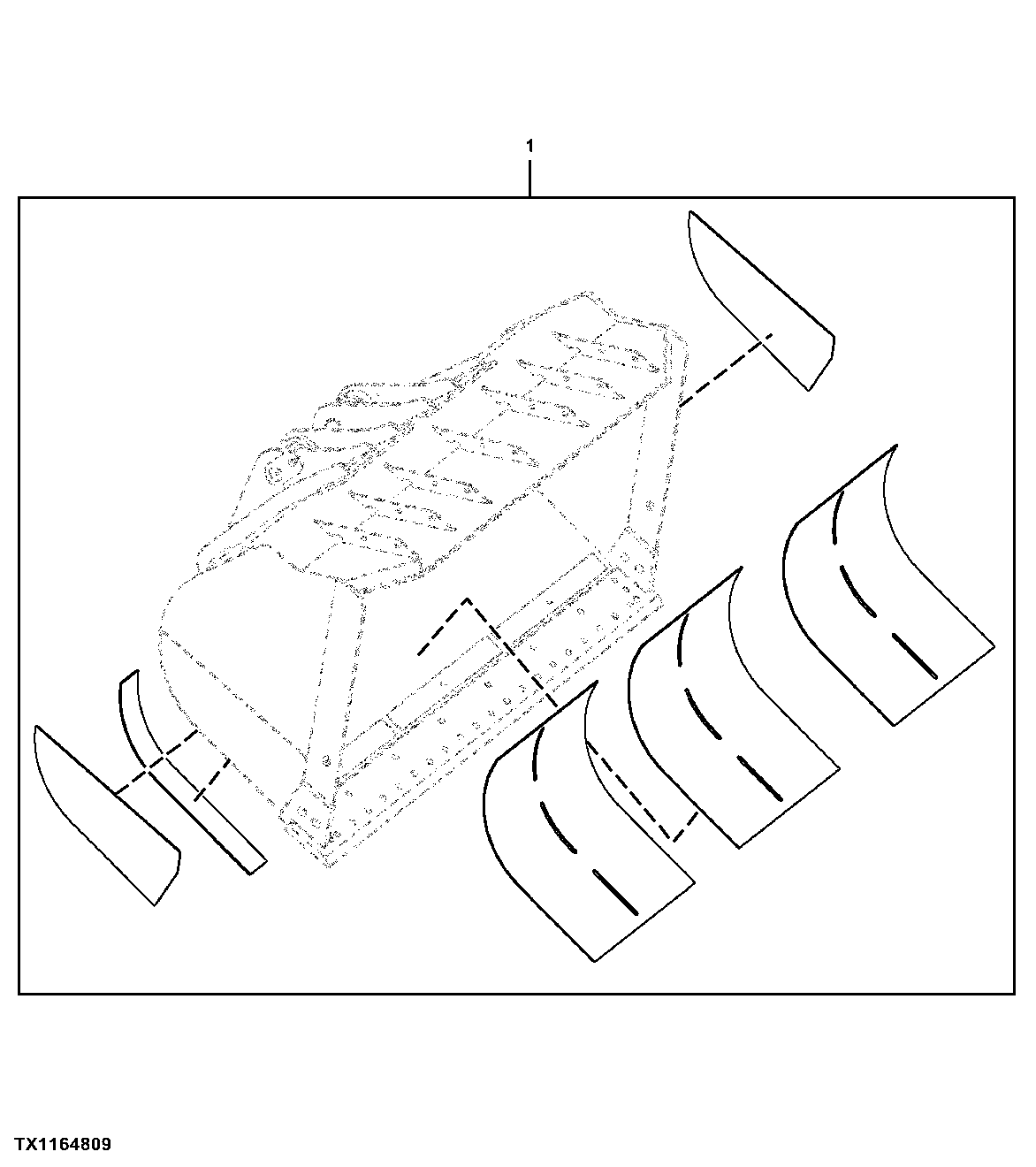 Wear Plate Kit (7.25 yd³ Bucket)