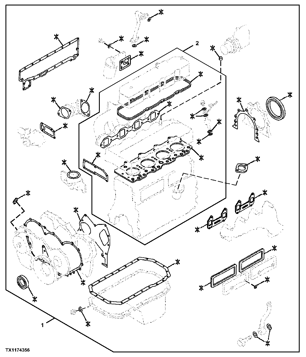 Engine Overhaul Gasket Sets