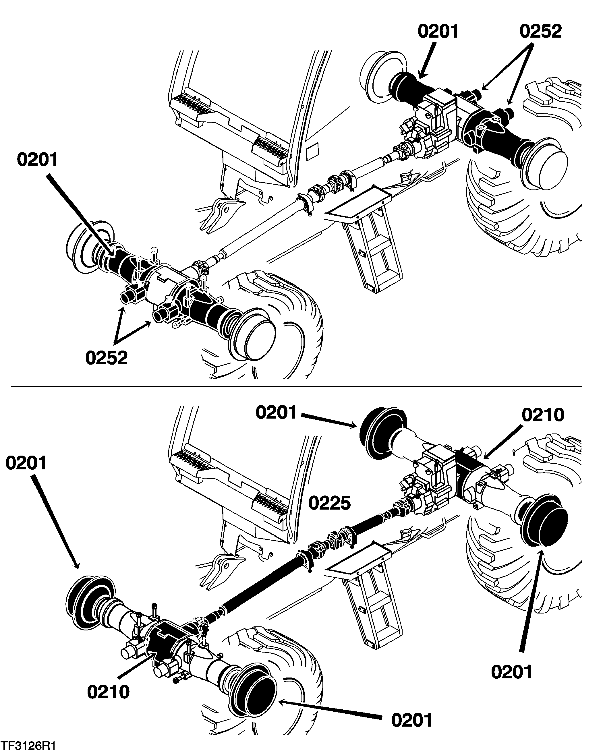 2 Axles, Differentials & Suspension Systems