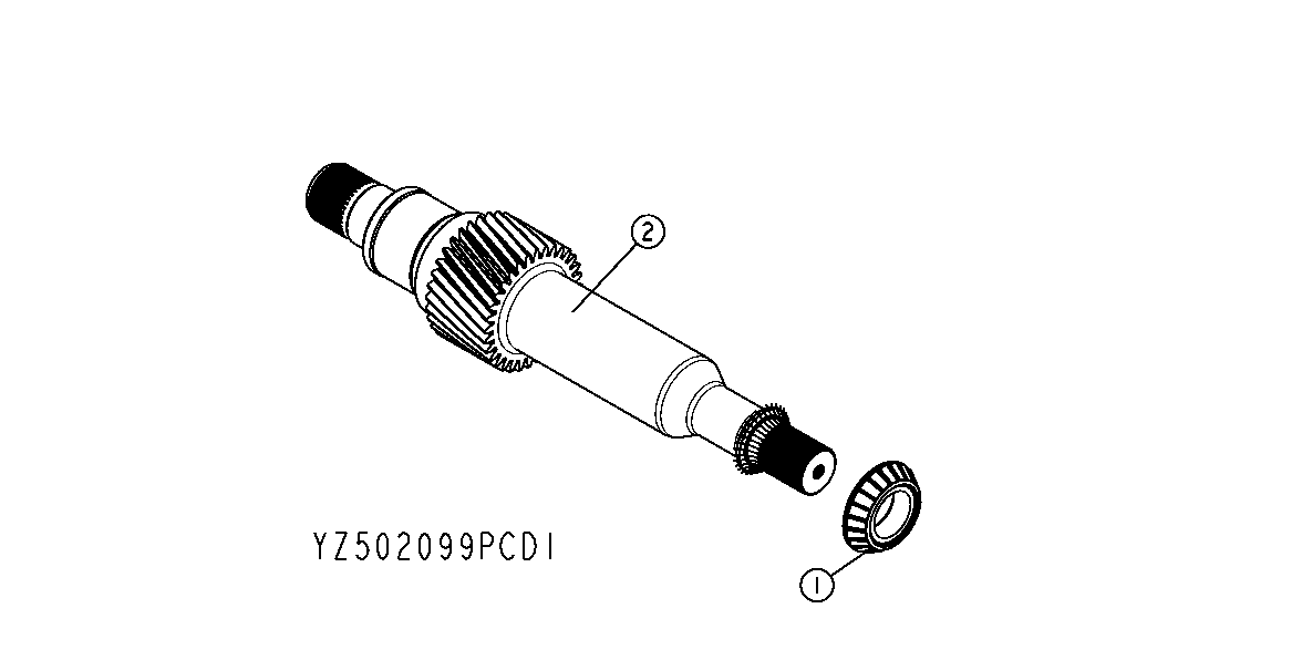 TRANSMISSION FIRST STAGE ASSEMBLY (YZ502099)
