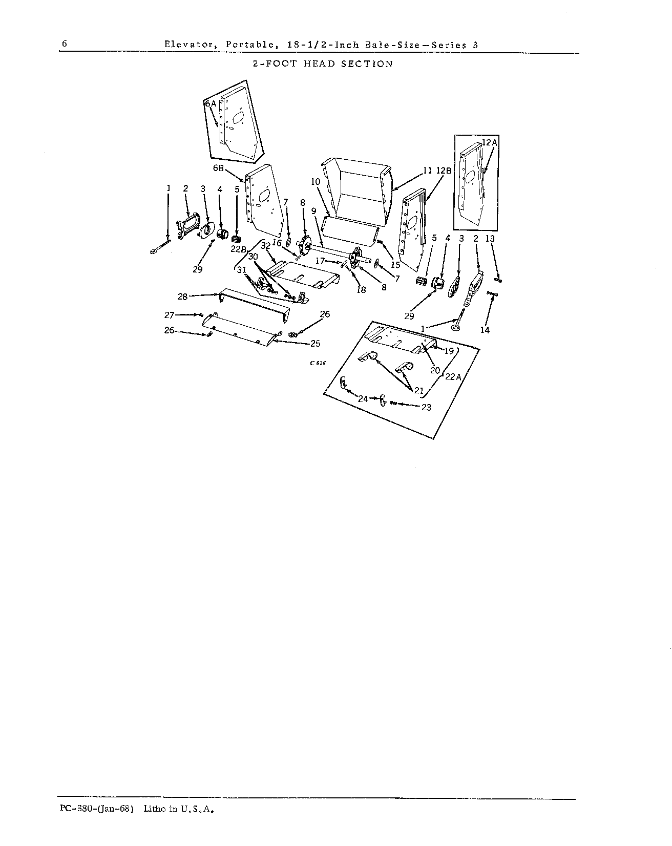 2-Foot Head Section