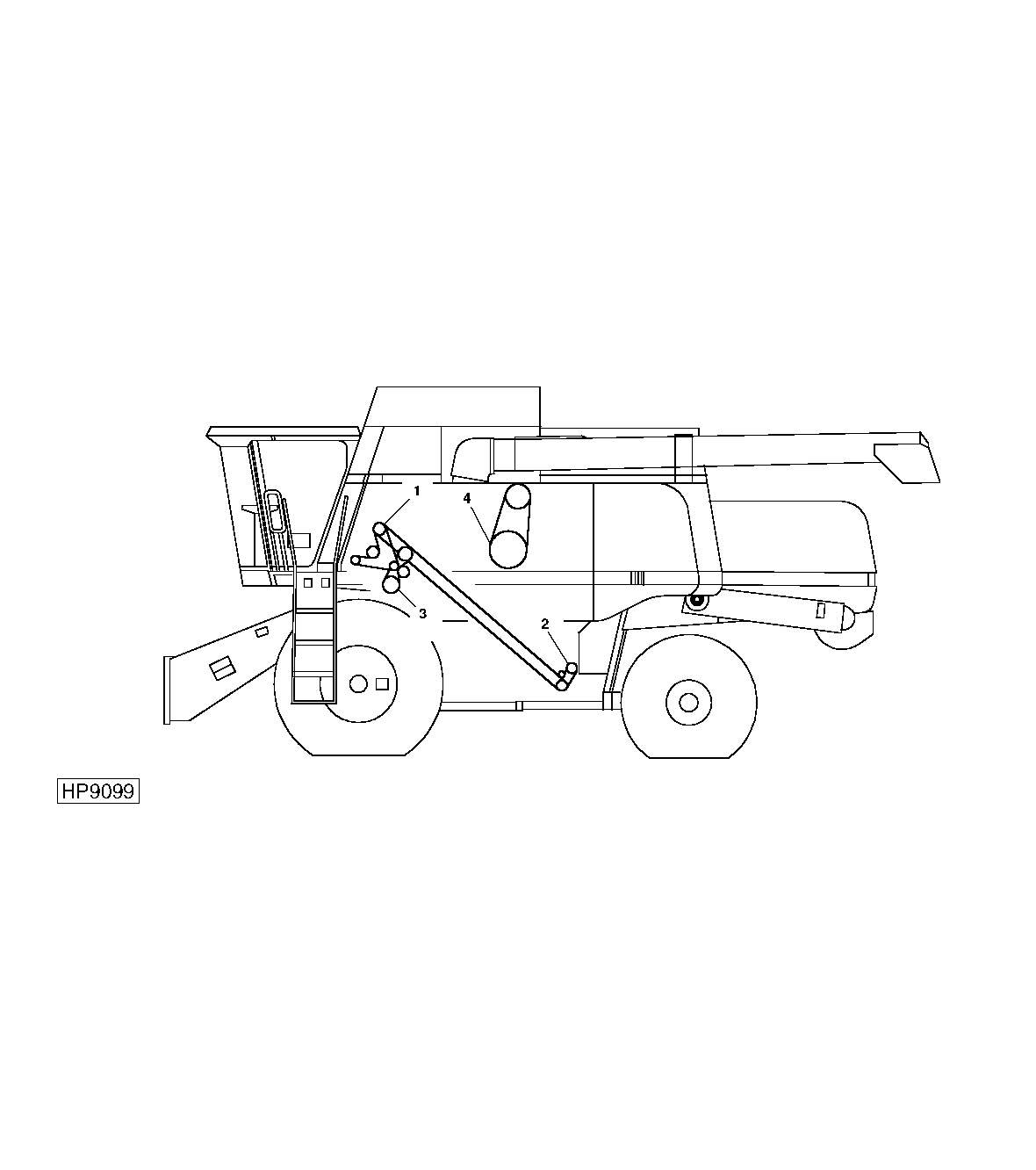 L.H. BELT ROUTINGS REFERENCE