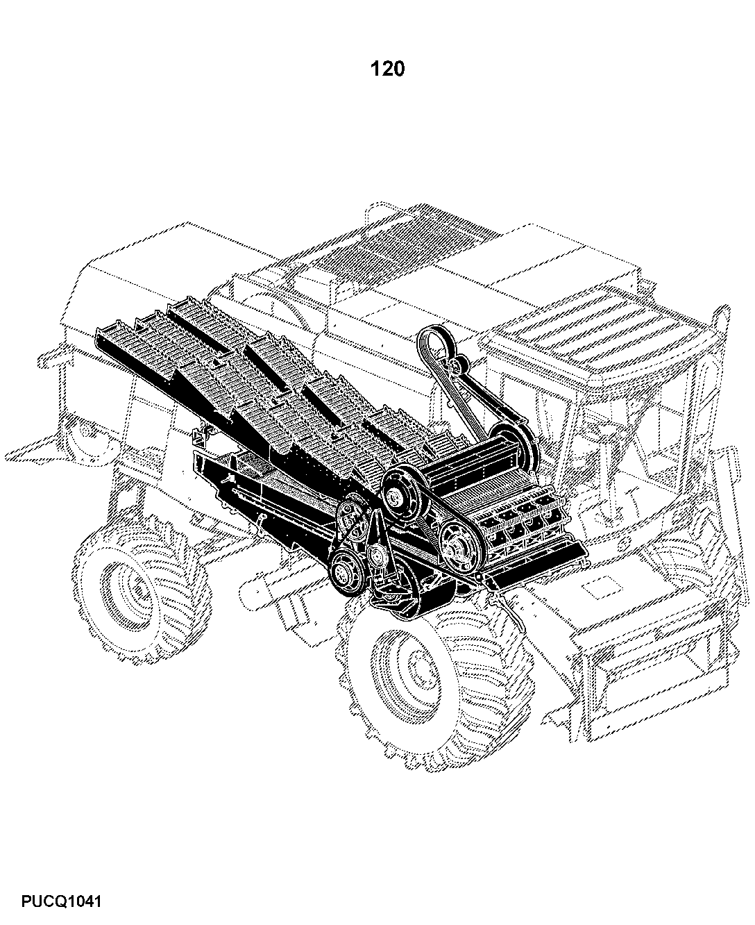 1165,1175 and 1175 Hydro Walker Combine (s.n. 060155-091543)(South American Edition)