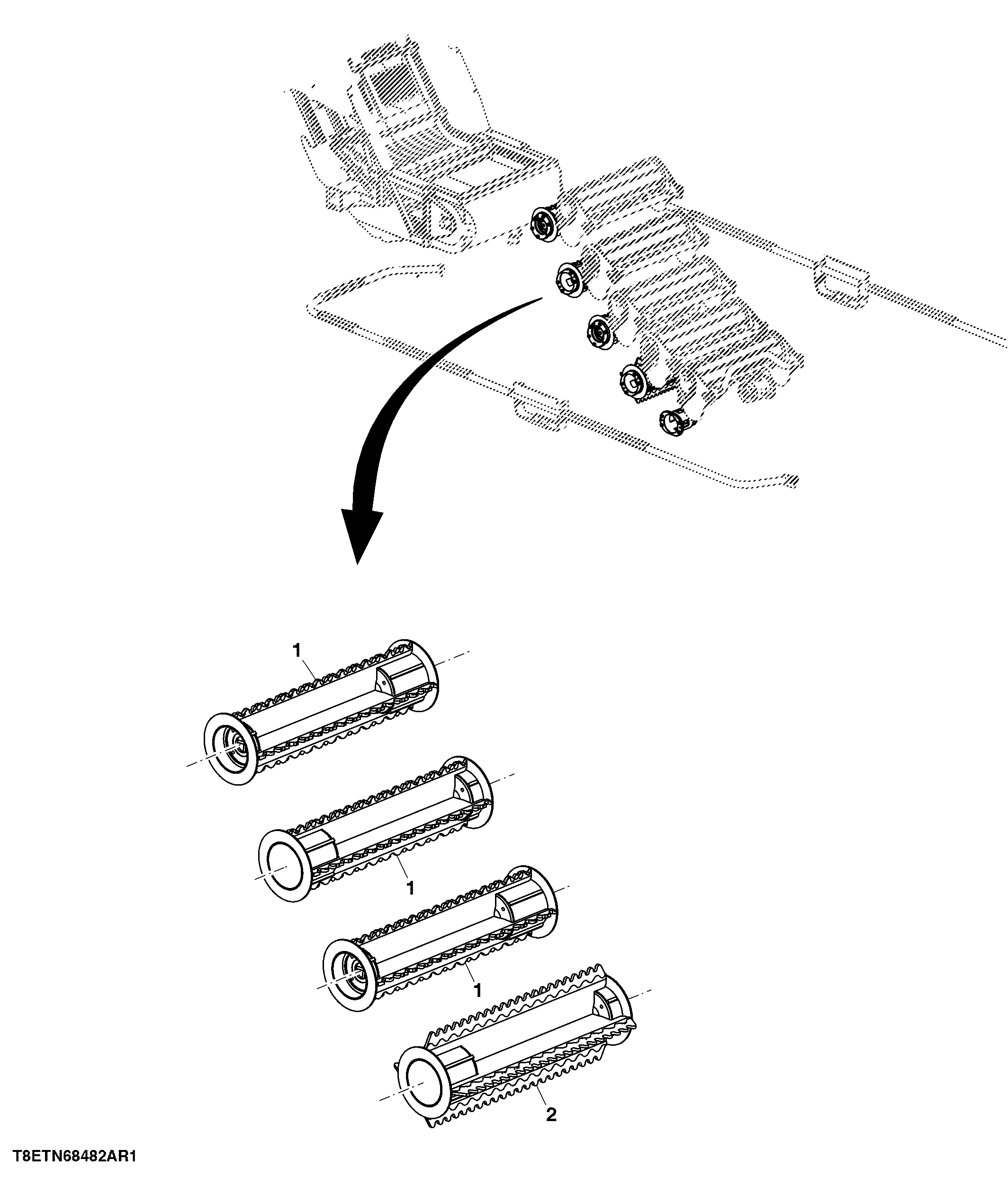 Roller, Feed