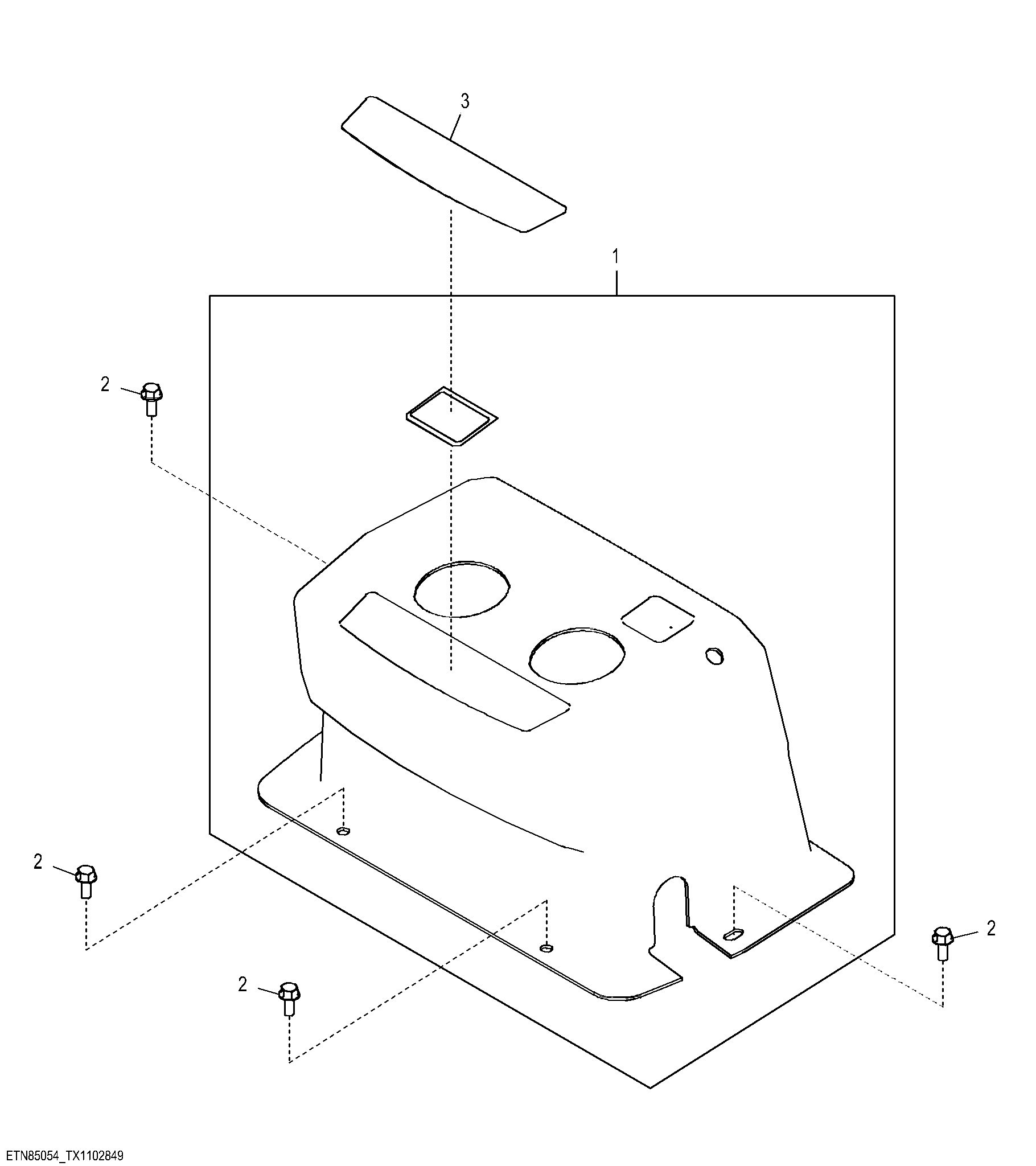 Backhoe Console, 2-Lever with Extended Dipperstick and Auxiliary