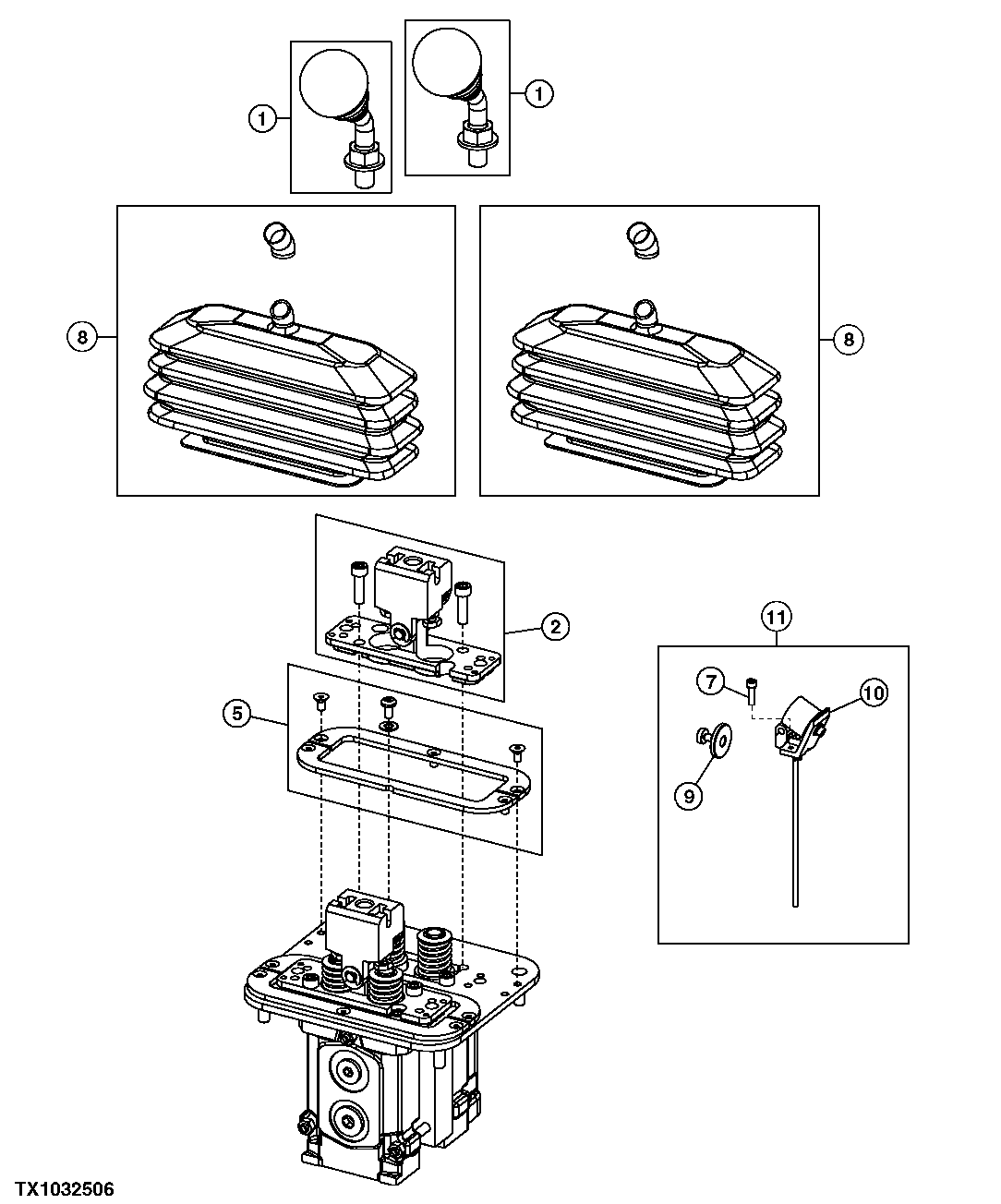 SINGLE AND DUAL AUXILIARY CONTROLLER COMPONENTS