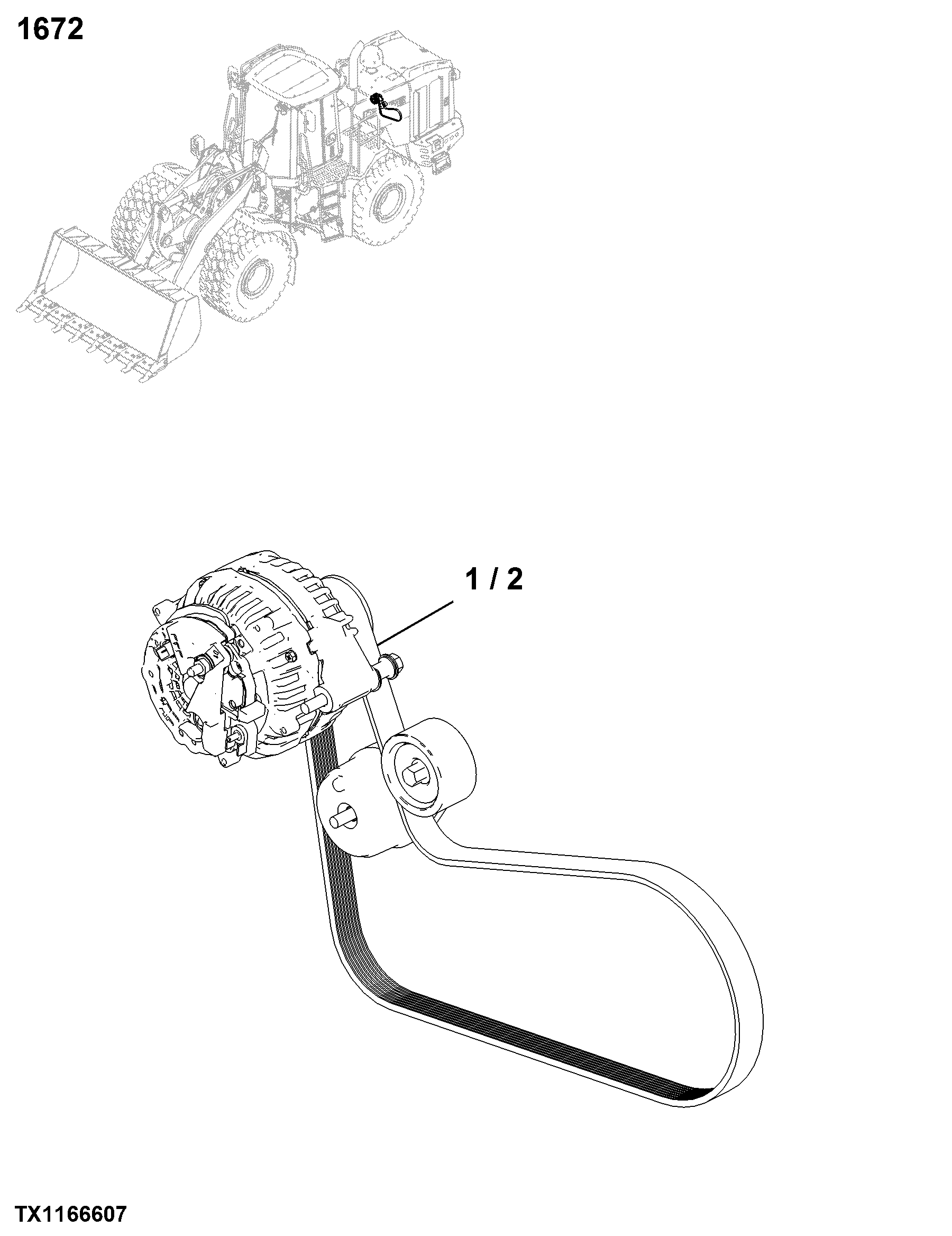 1672 Alternator, Regulator & Charging System Wiring