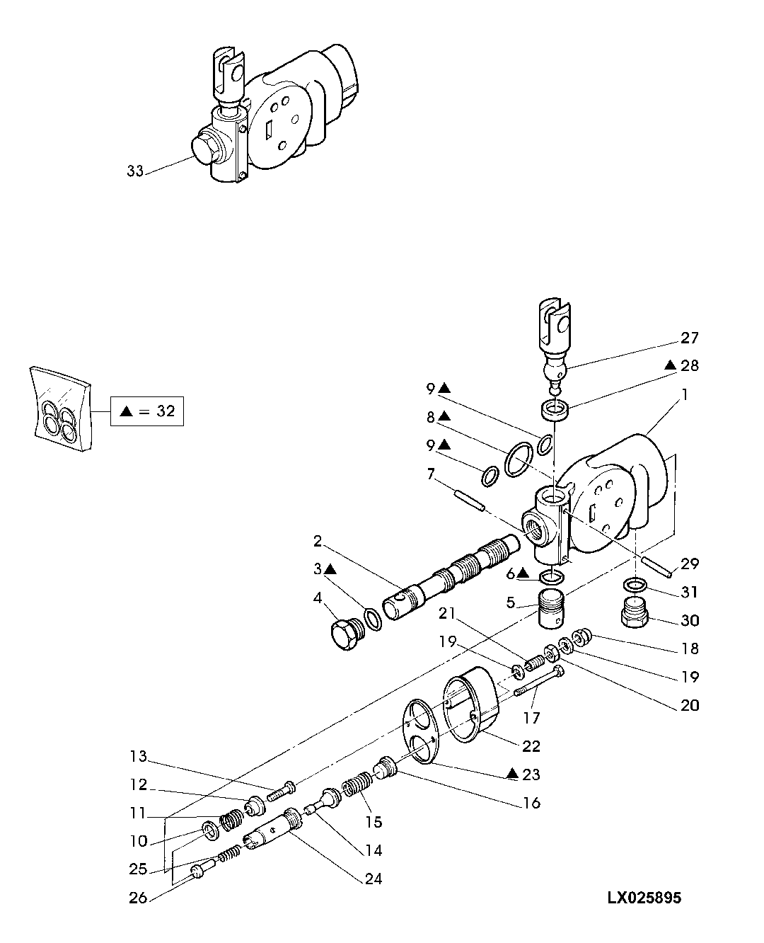 OPTIONAL SINGLE-ACTING SELECTIVE CONTROL VALVE (POS. 2)
