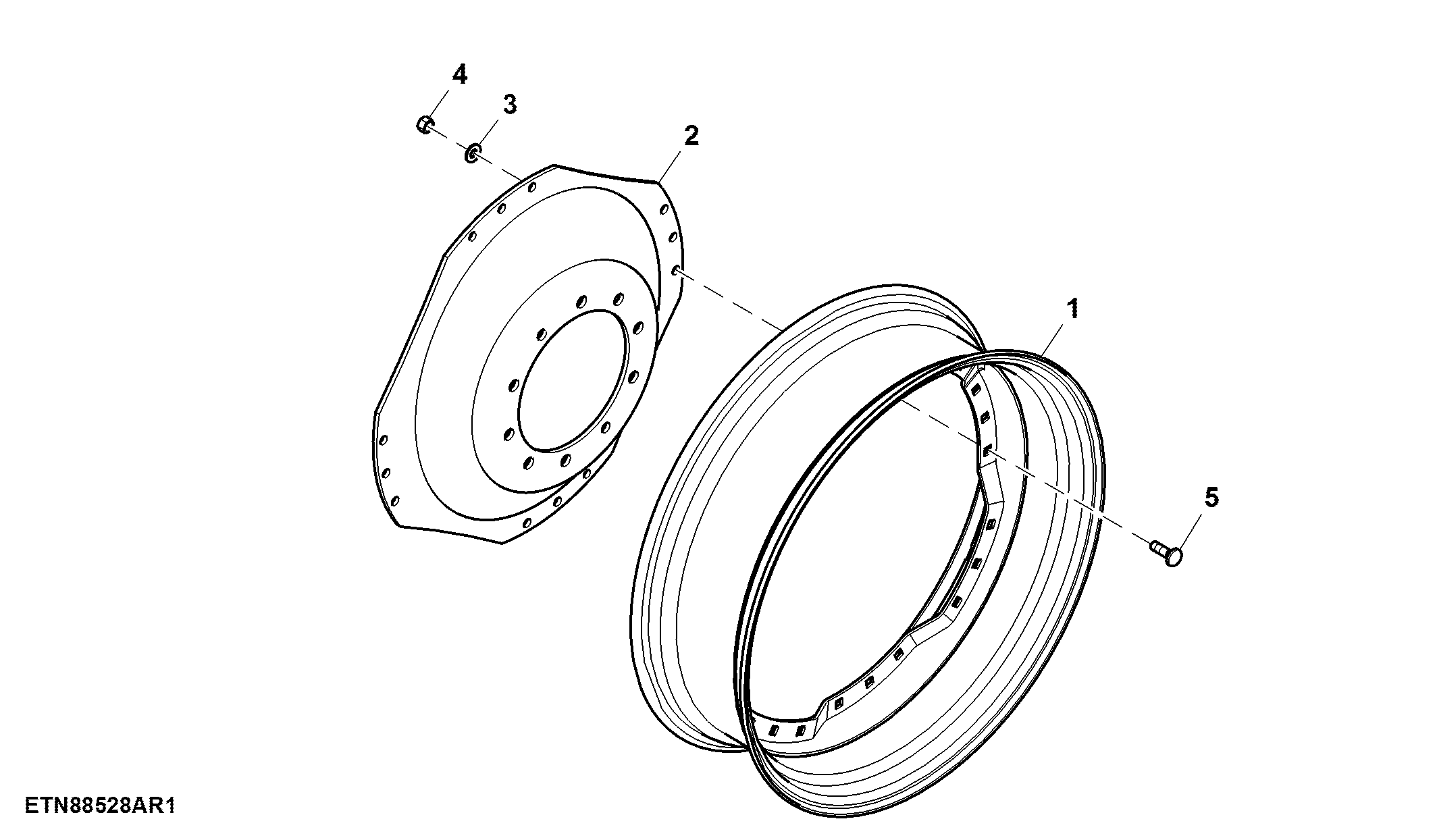 Front Wheels, Adjustable, 8 Position, W10X34