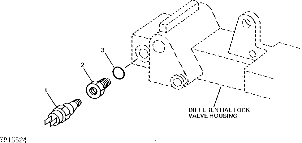 DIFFERENTIAL LOCK INDICATOR SWITCH ( - 538882)