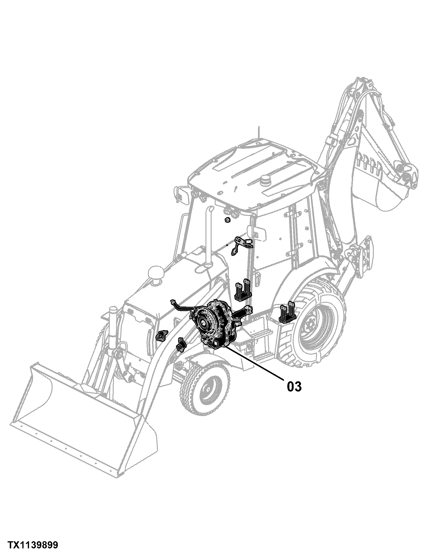 310K Backhoe Loader (Engine 4045HT073)(PIN: 1T0310KX_ _E219607 - E277404)