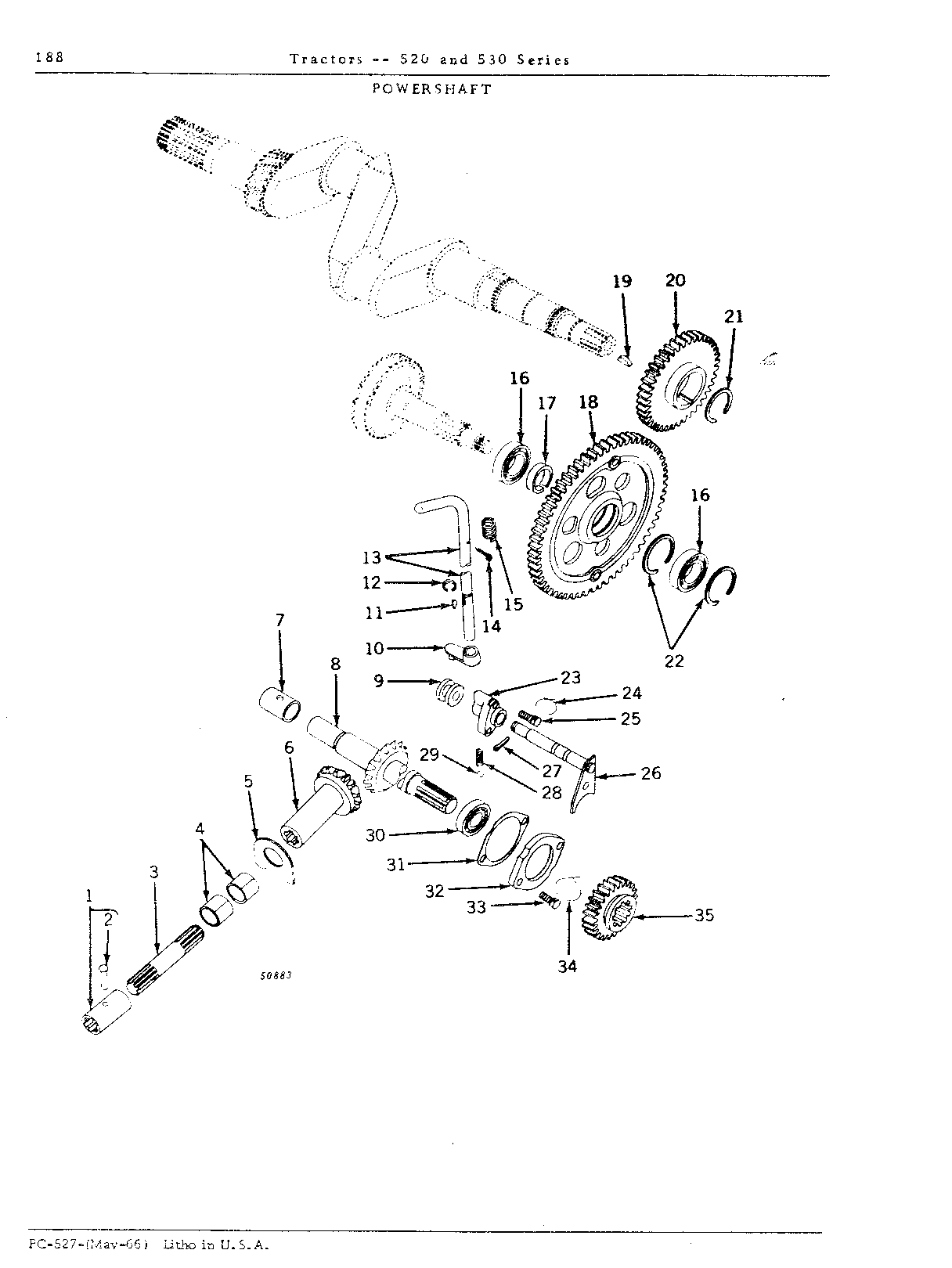 Gear Powershaft idler