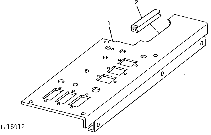 AIR CONDITIONING SIDE CONTROL PANEL ( - 520371)