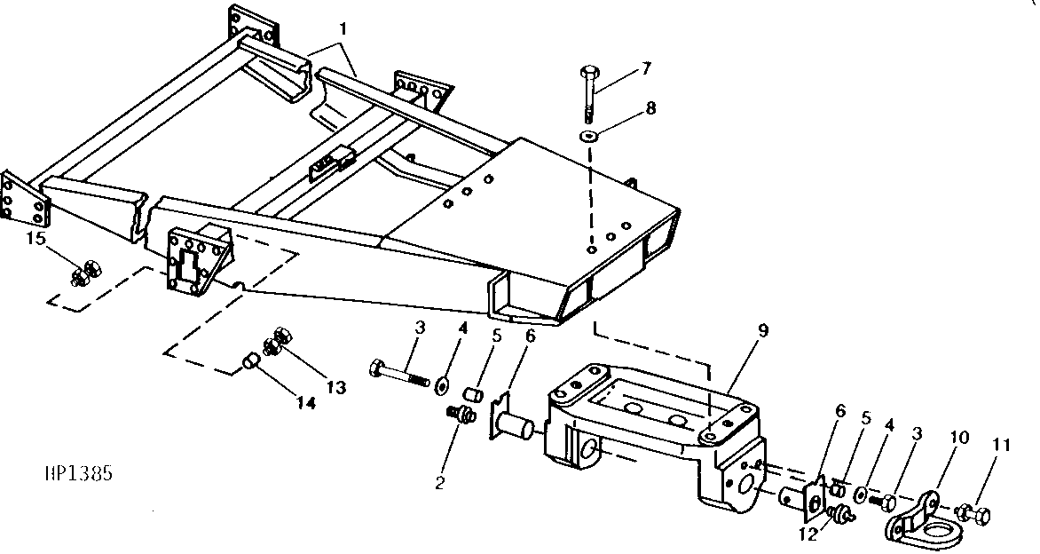 Rear Axle Frame and Support, 4WD, Heavy Duty Fixed and Adjustable Axle