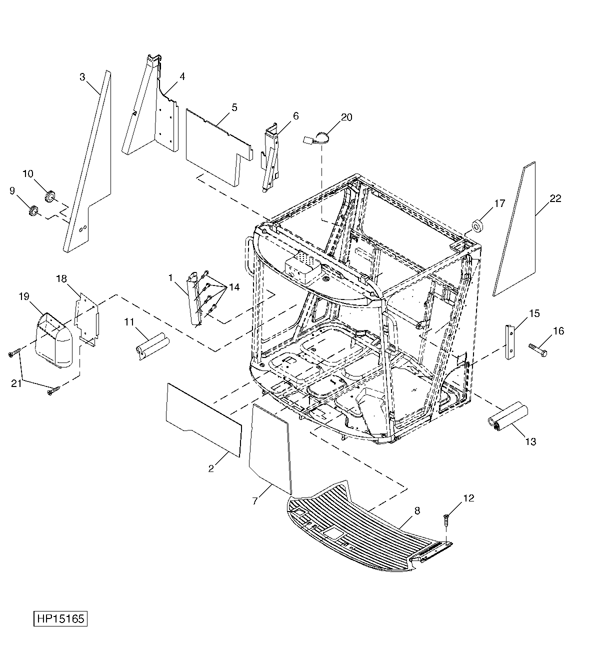 Cab Interior Panels, Seals and Floor Mat (715301 - )
