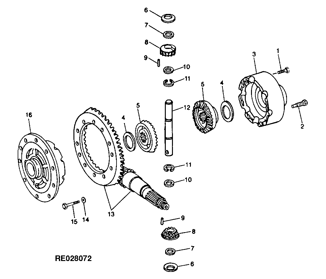 Rear Standard Differential (ROAG) ( - 001151)