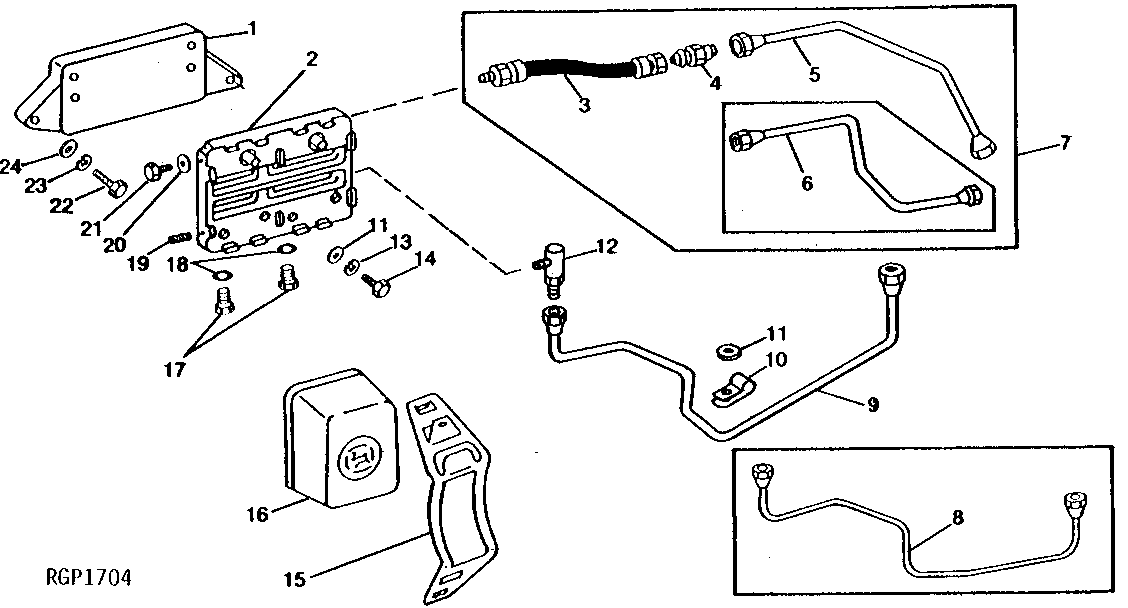 Fuel Filters (6466TH 01, 02), Engine Serial Number ( - 299563)