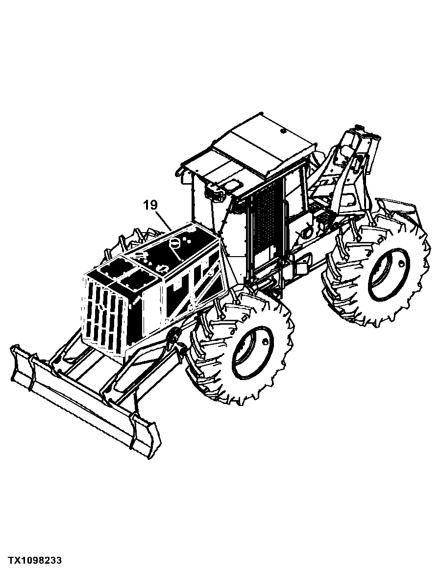 540H Cable Skidder (PIN: 1DW540HX_ _D630436 - D666892)